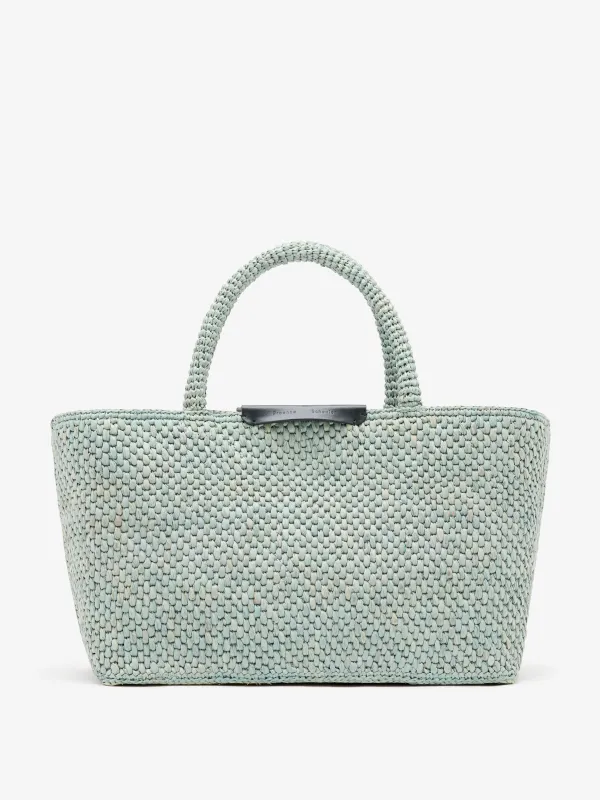 East West Chelsea Tote in Raffia made by Proenza Schouler