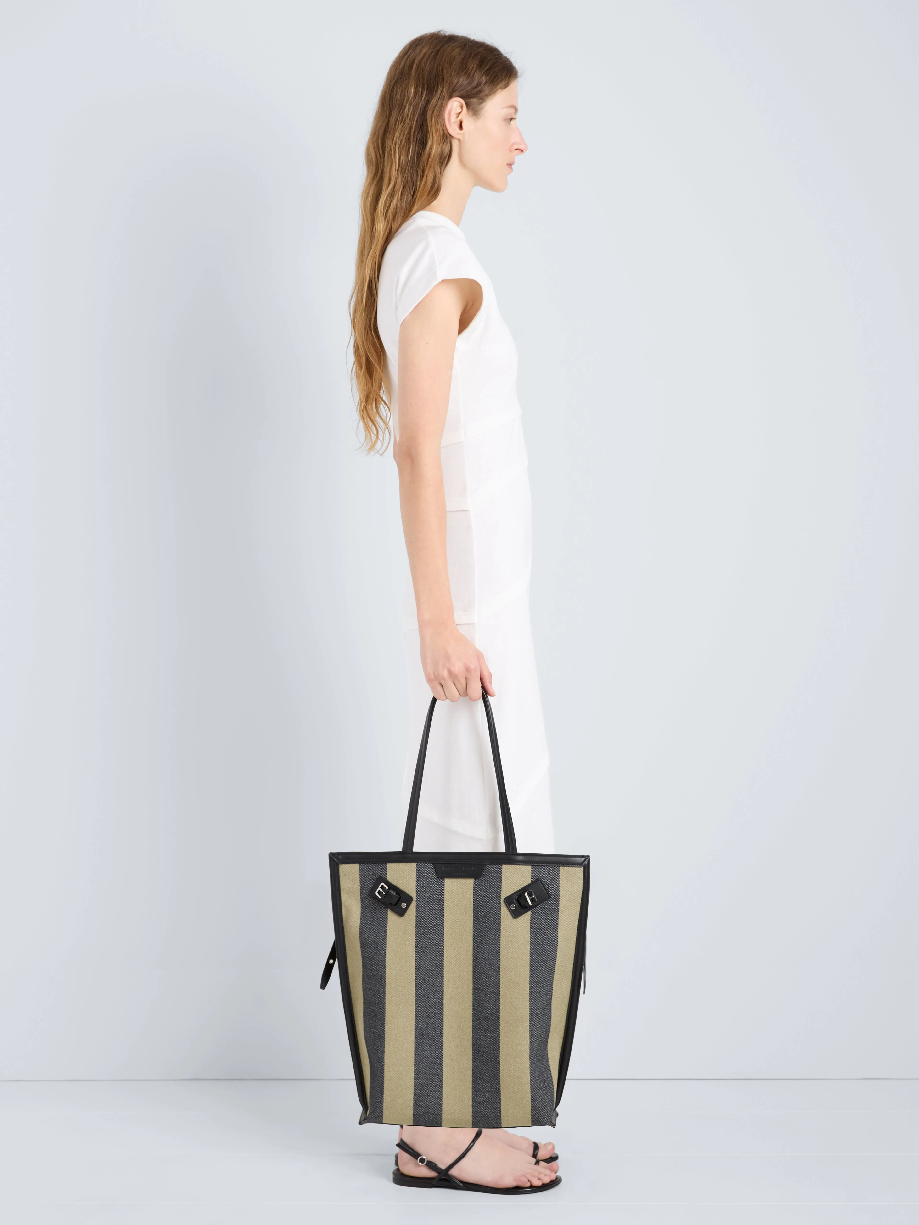 North South Days Tote in Striped Canvas sold by Proenza Schouler product image thumbnail 2