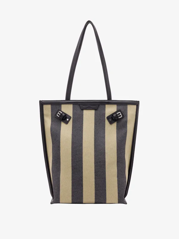 North South Days Tote in Striped Canvas made by Proenza Schouler