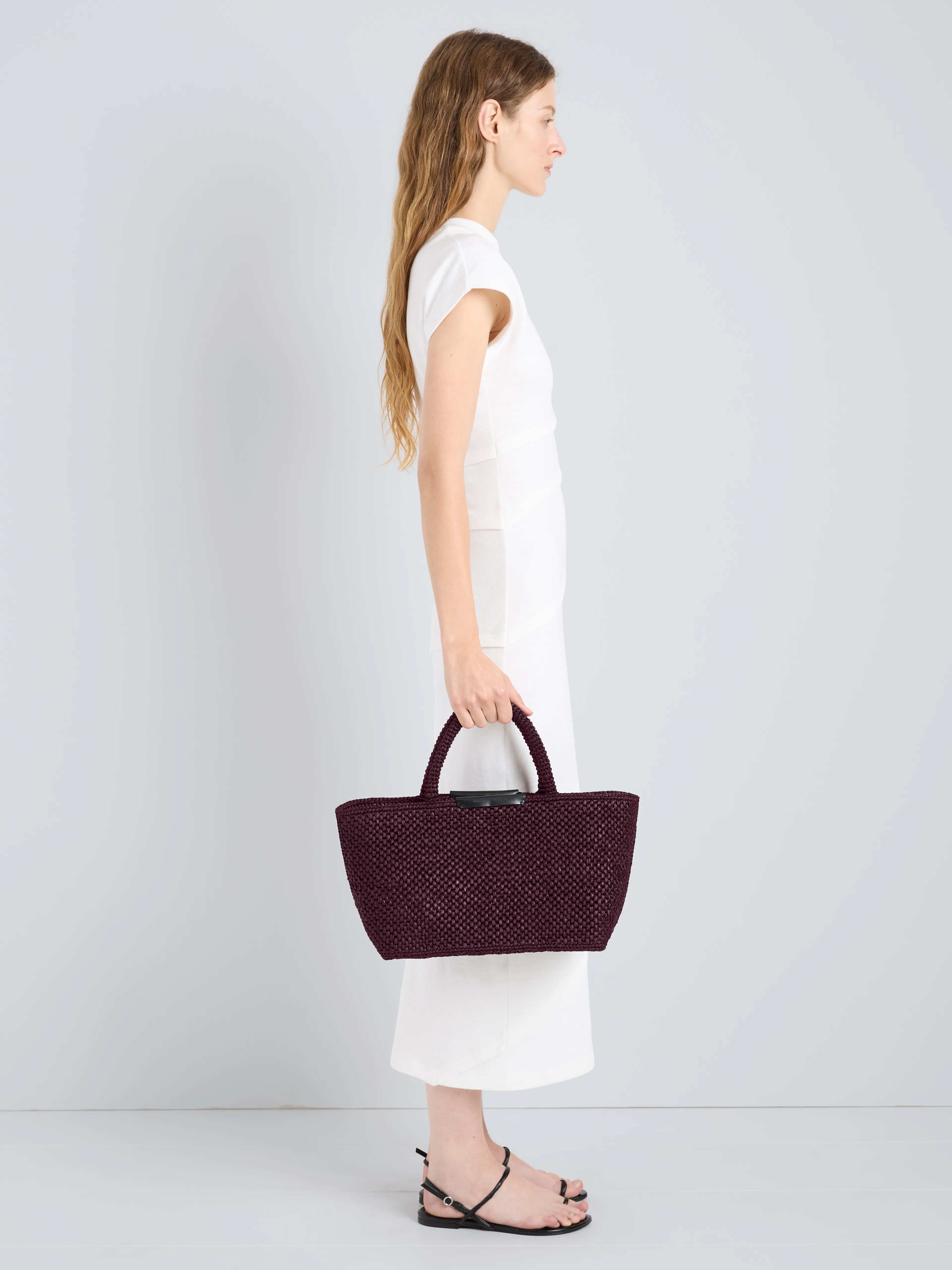 East West Chelsea Tote in Raffia sold by Proenza Schouler product image thumbnail 5