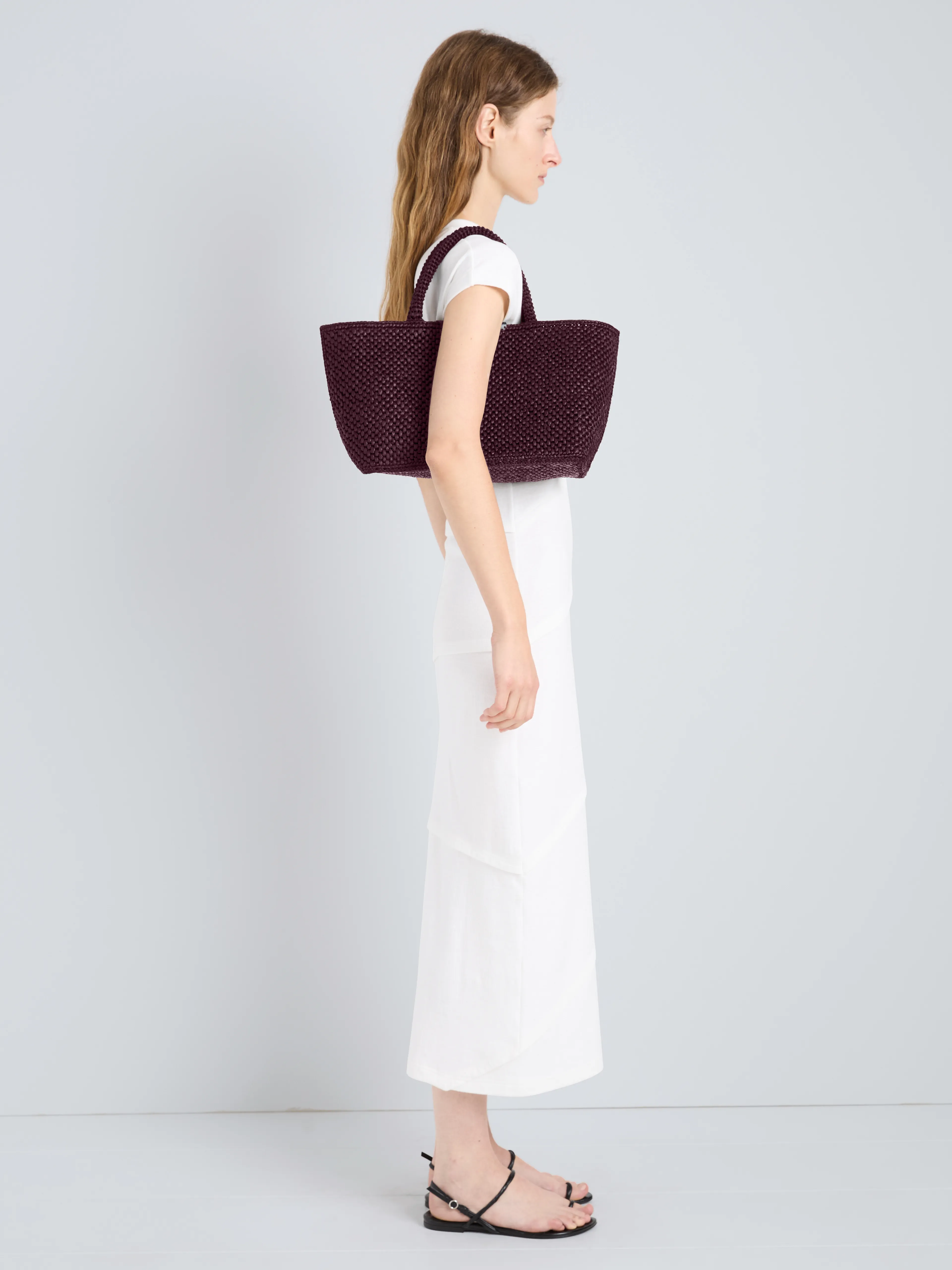 East West Chelsea Tote in Raffia sold by Proenza Schouler product image thumbnail 2