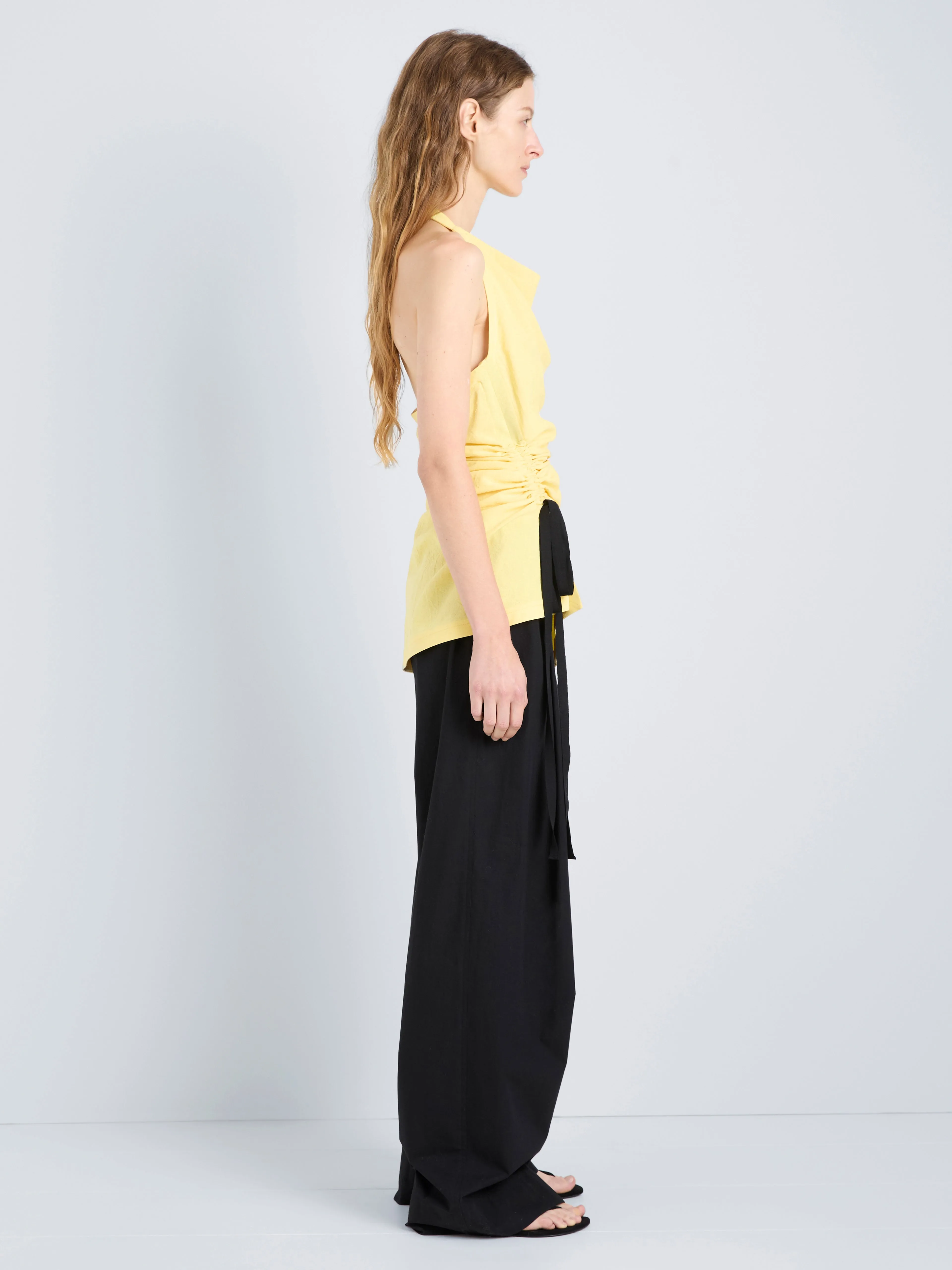 Melia Top in Crinkle Linen Viscose sold by Proenza Schouler product image thumbnail 4