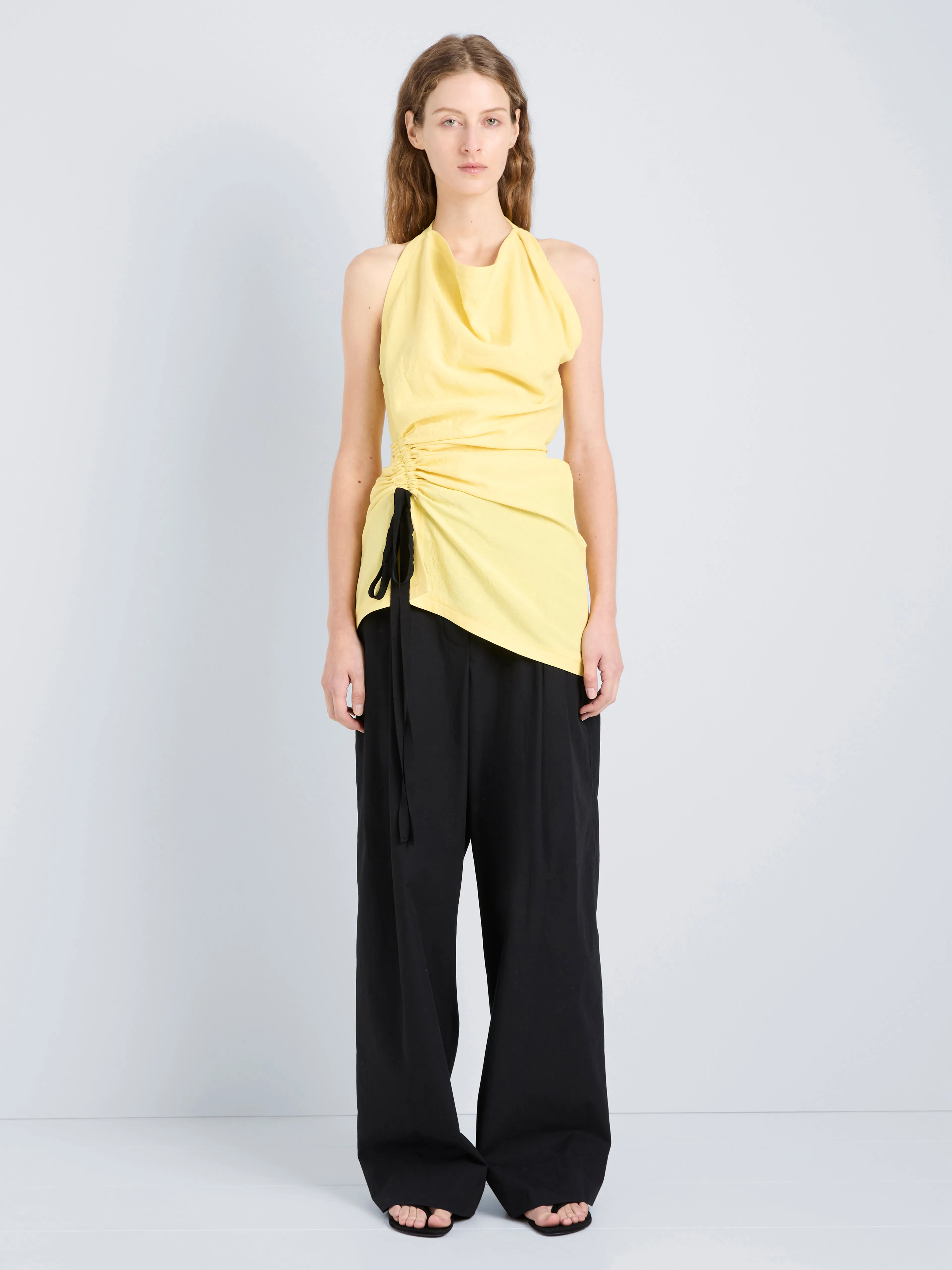 Melia Top in Crinkle Linen Viscose sold by Proenza Schouler product image thumbnail 3