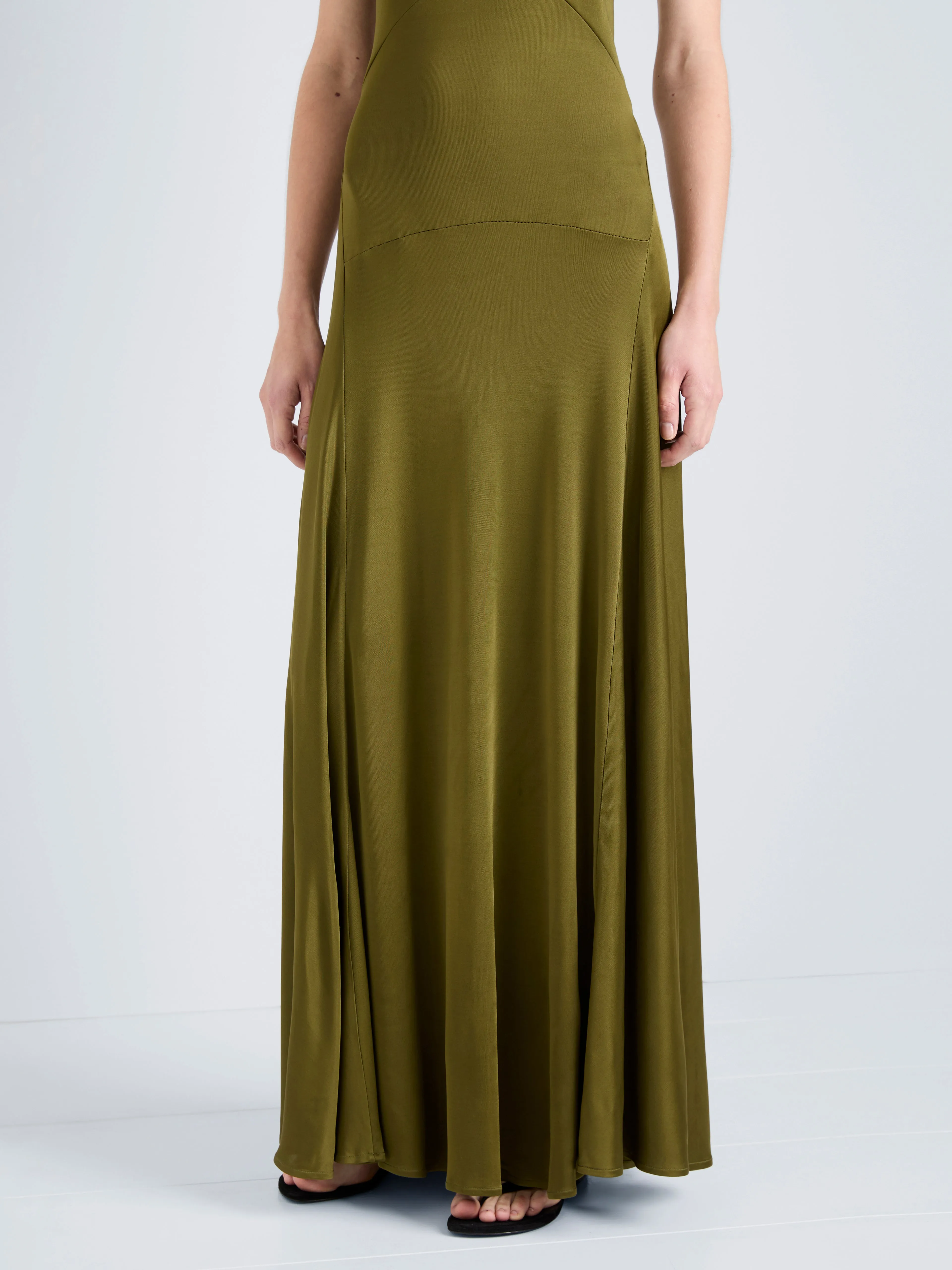 Naia Dress in Viscose Satin Jersey sold by Proenza Schouler product image thumbnail 5