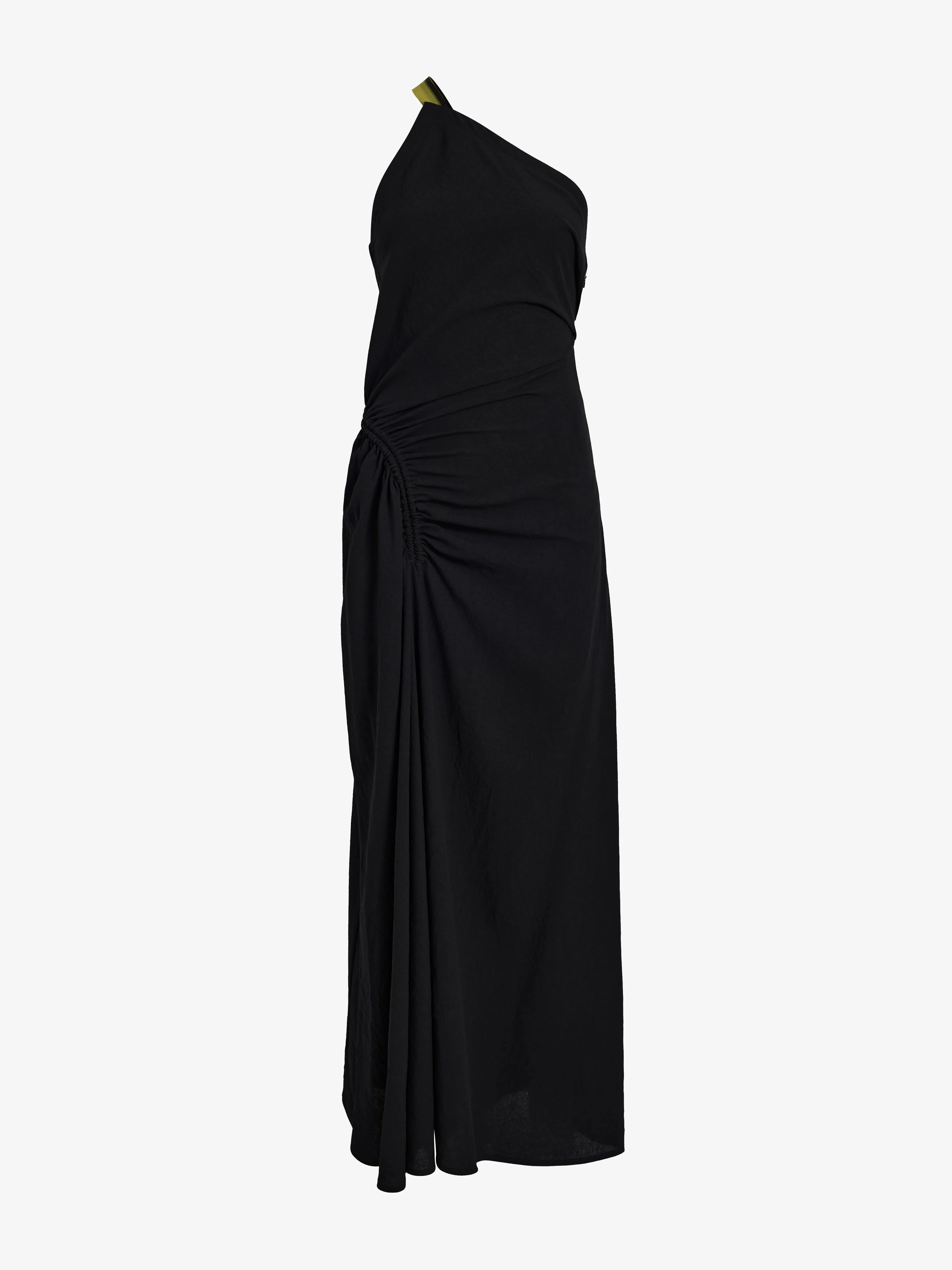Sirena Dress in Crinkle Linen Viscose sold by Proenza Schouler