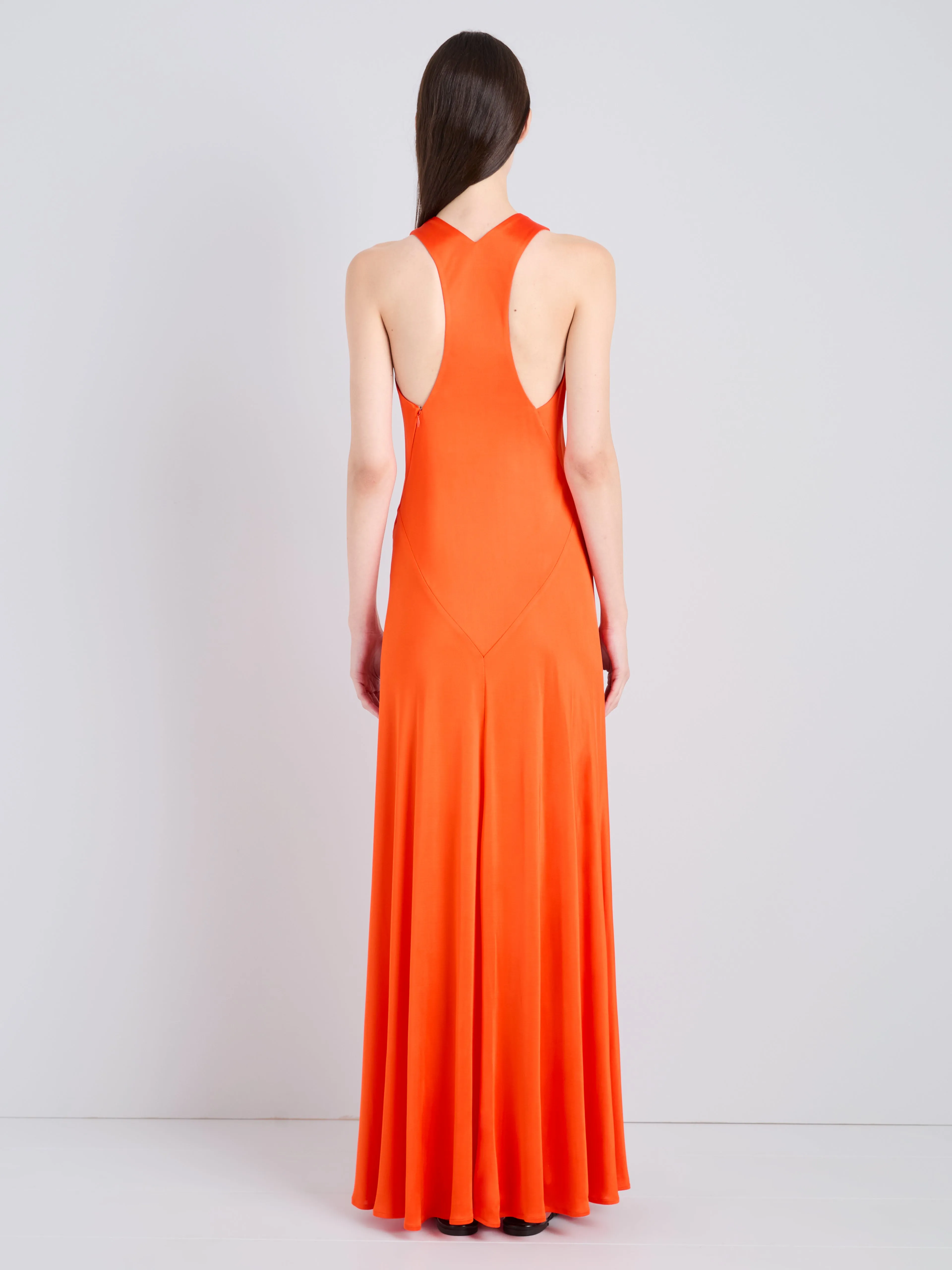 Naia Dress in Viscose Satin Jersey sold by Proenza Schouler product image thumbnail 4