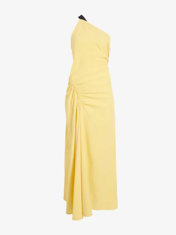 Sirena Dress in Crinkle Linen Viscose made by Proenza Schouler