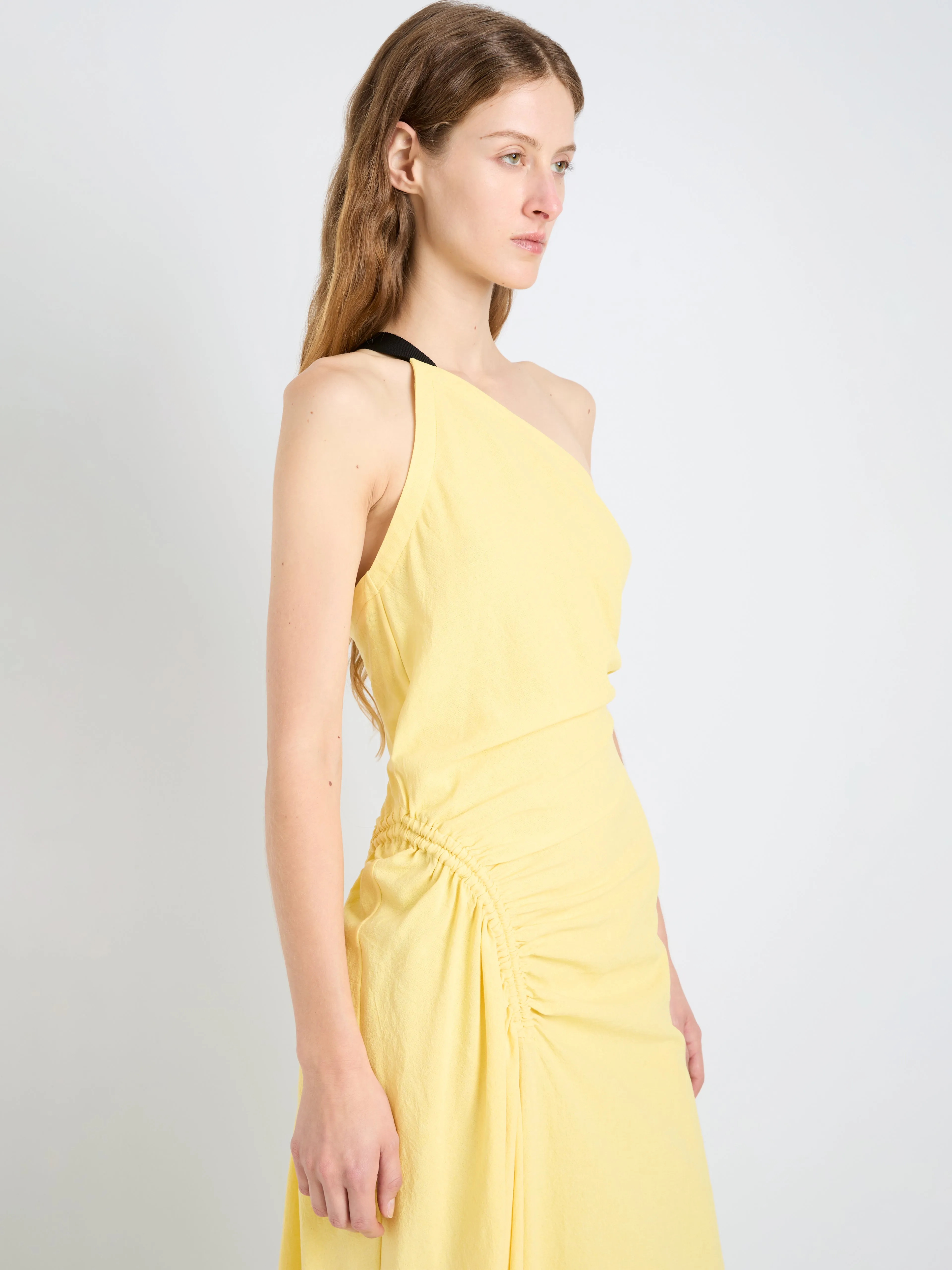 Sirena Dress in Crinkle Linen Viscose sold by Proenza Schouler product image thumbnail 5