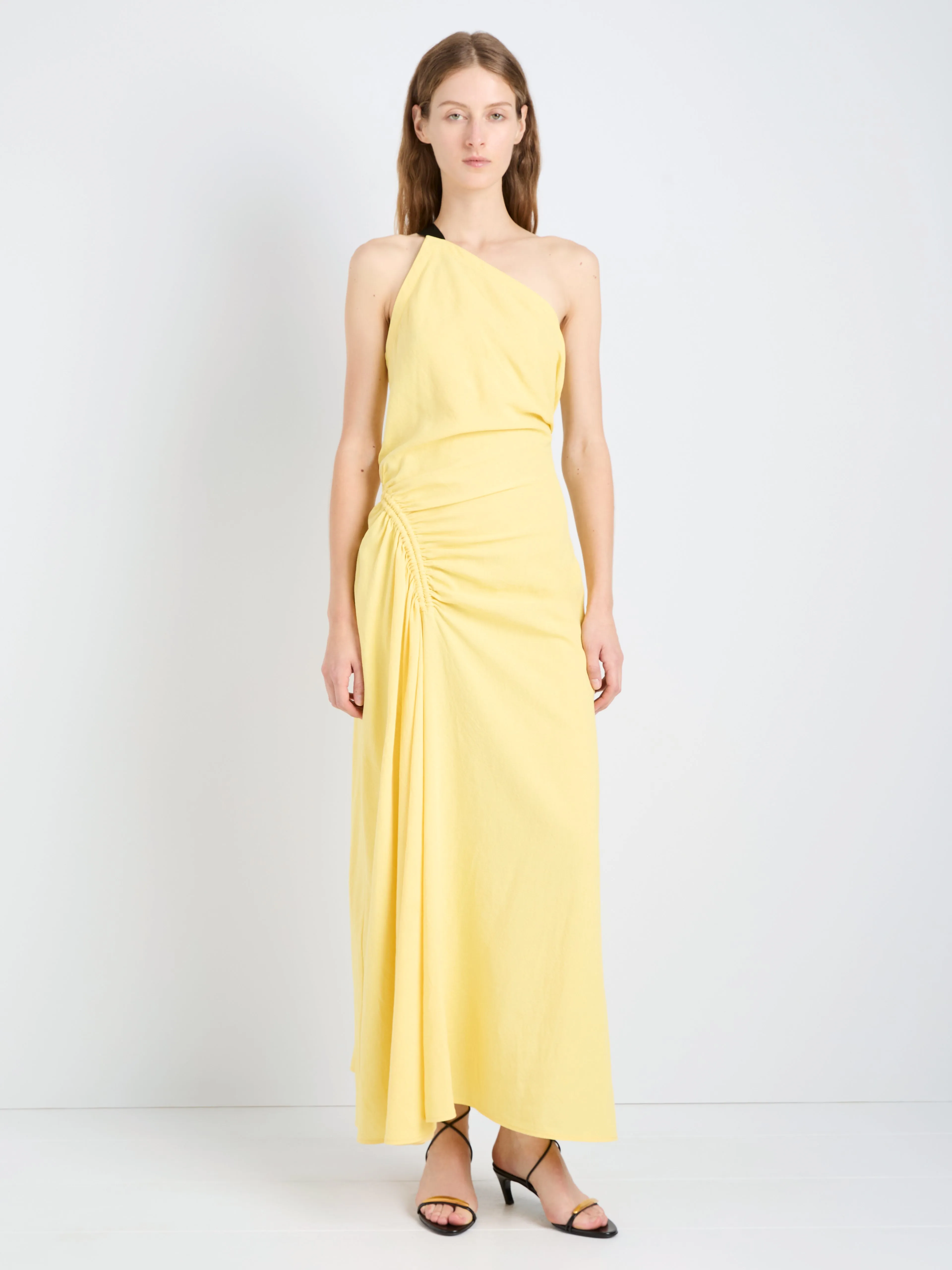 Sirena Dress in Crinkle Linen Viscose sold by Proenza Schouler product image thumbnail 2