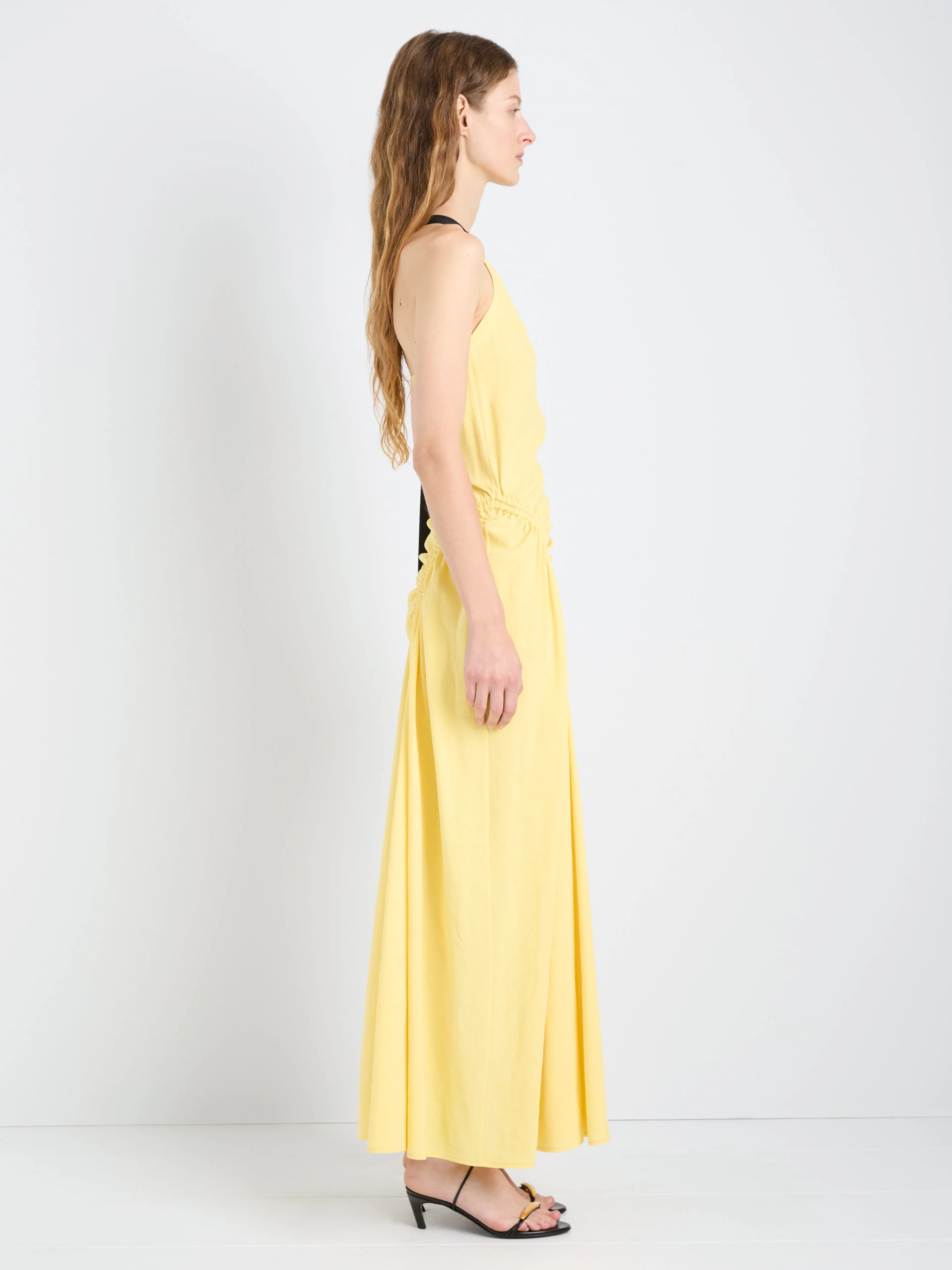 Sirena Dress in Crinkle Linen Viscose sold by Proenza Schouler product image thumbnail 3
