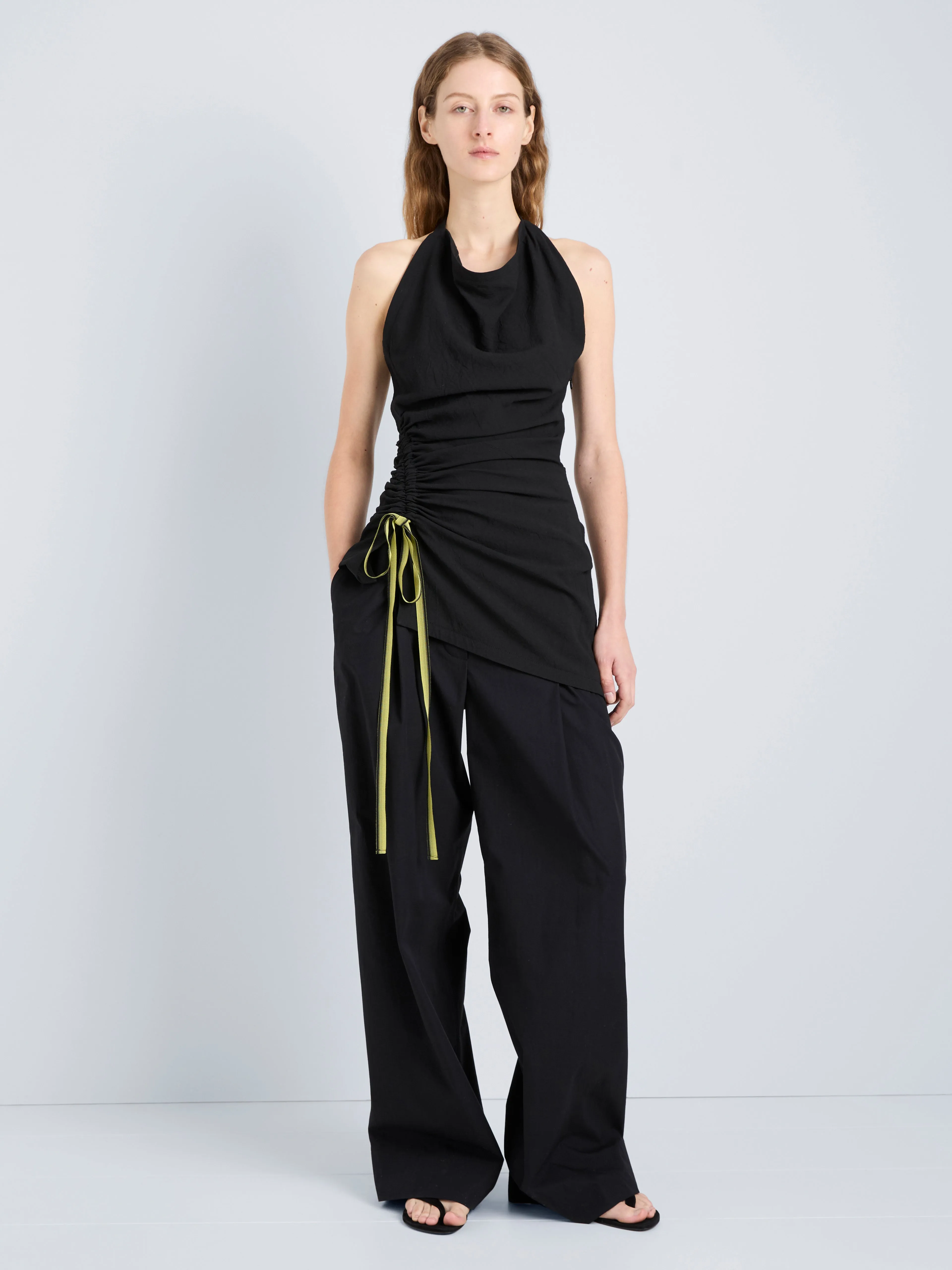 Melia Top in Crinkle Linen Viscose sold by Proenza Schouler product image thumbnail 3