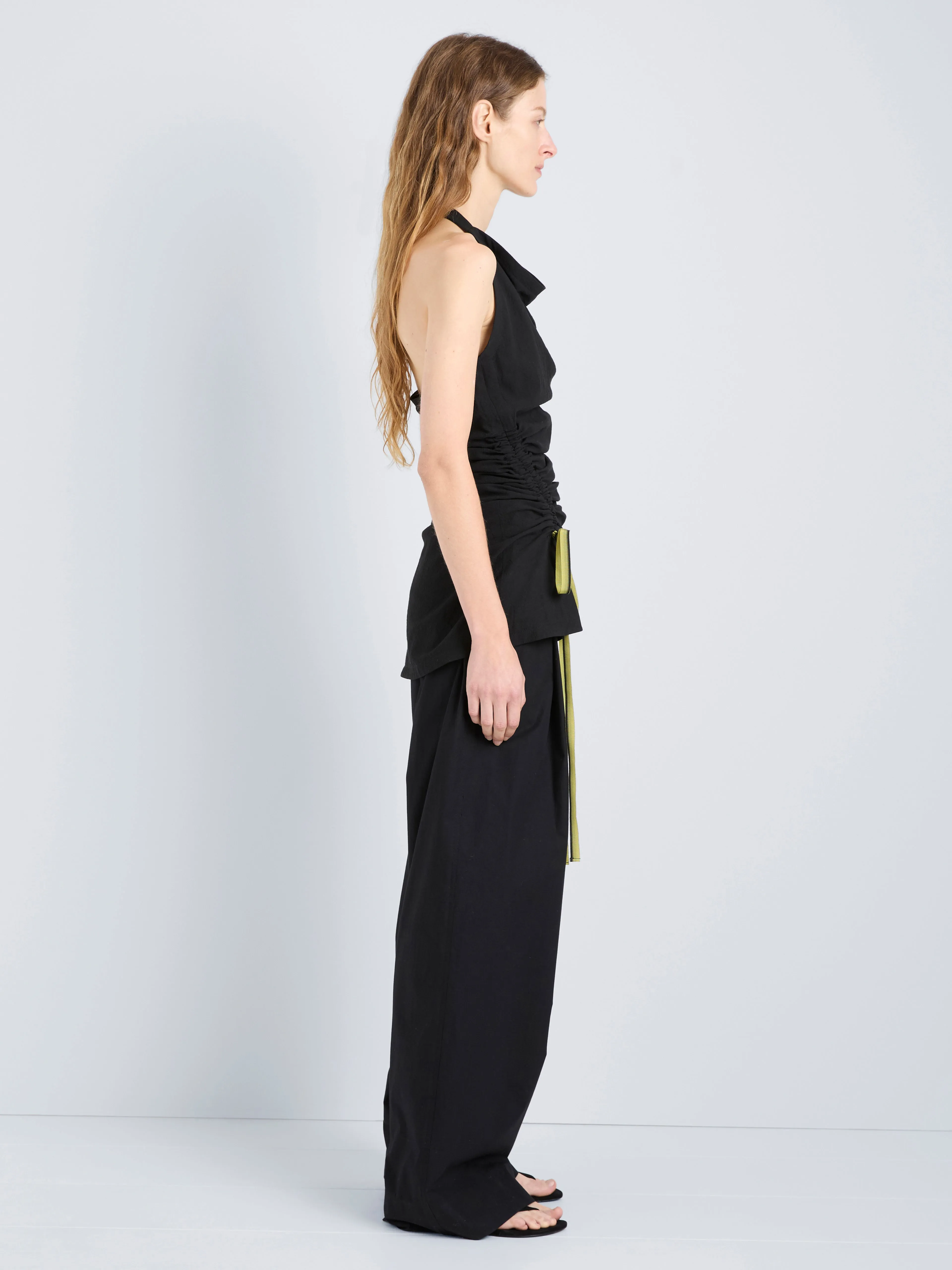 Melia Top in Crinkle Linen Viscose sold by Proenza Schouler product image thumbnail 4