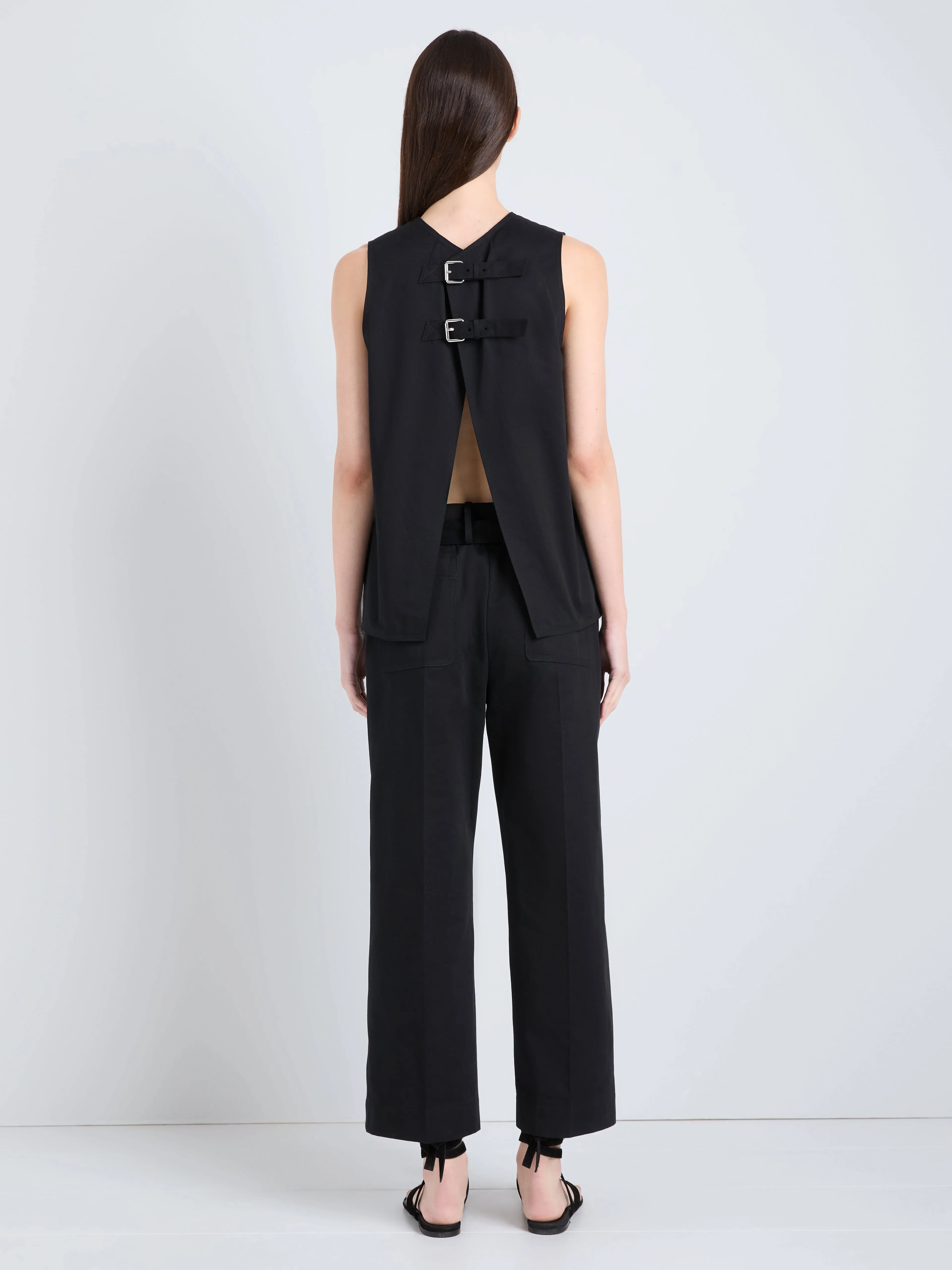 Nila Pant in Cotton Drill sold by Proenza Schouler product image thumbnail 4