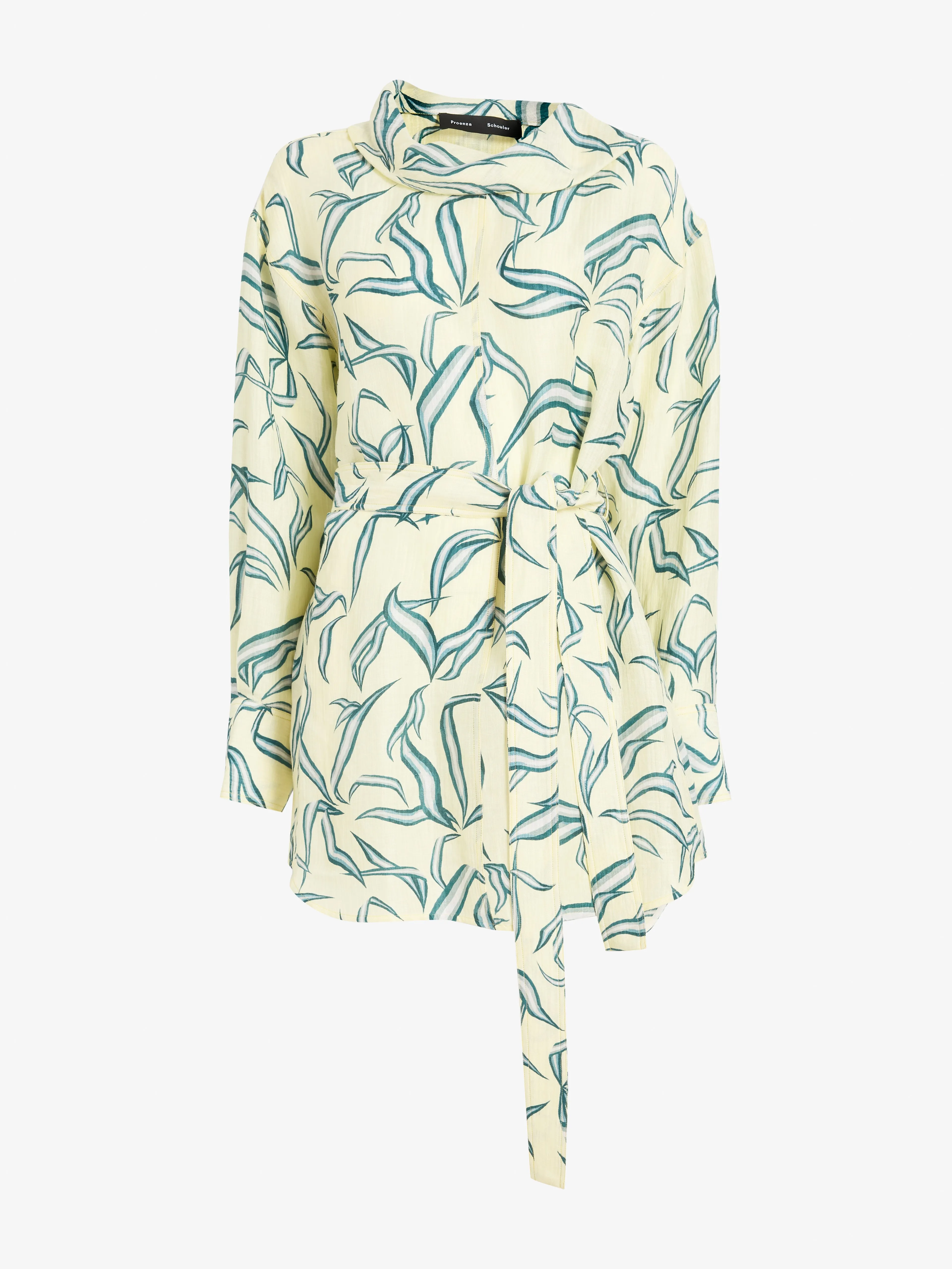 Lalia Dress in Metalasse Silk Linen sold by Proenza Schouler