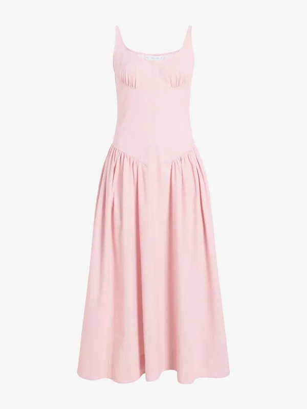 Solira Dress in Seersucker made by Proenza Schouler