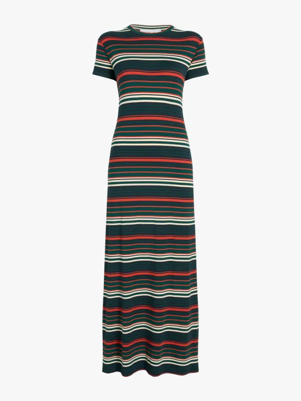 Noelle Dress in Striped Jersey made by Proenza Schouler