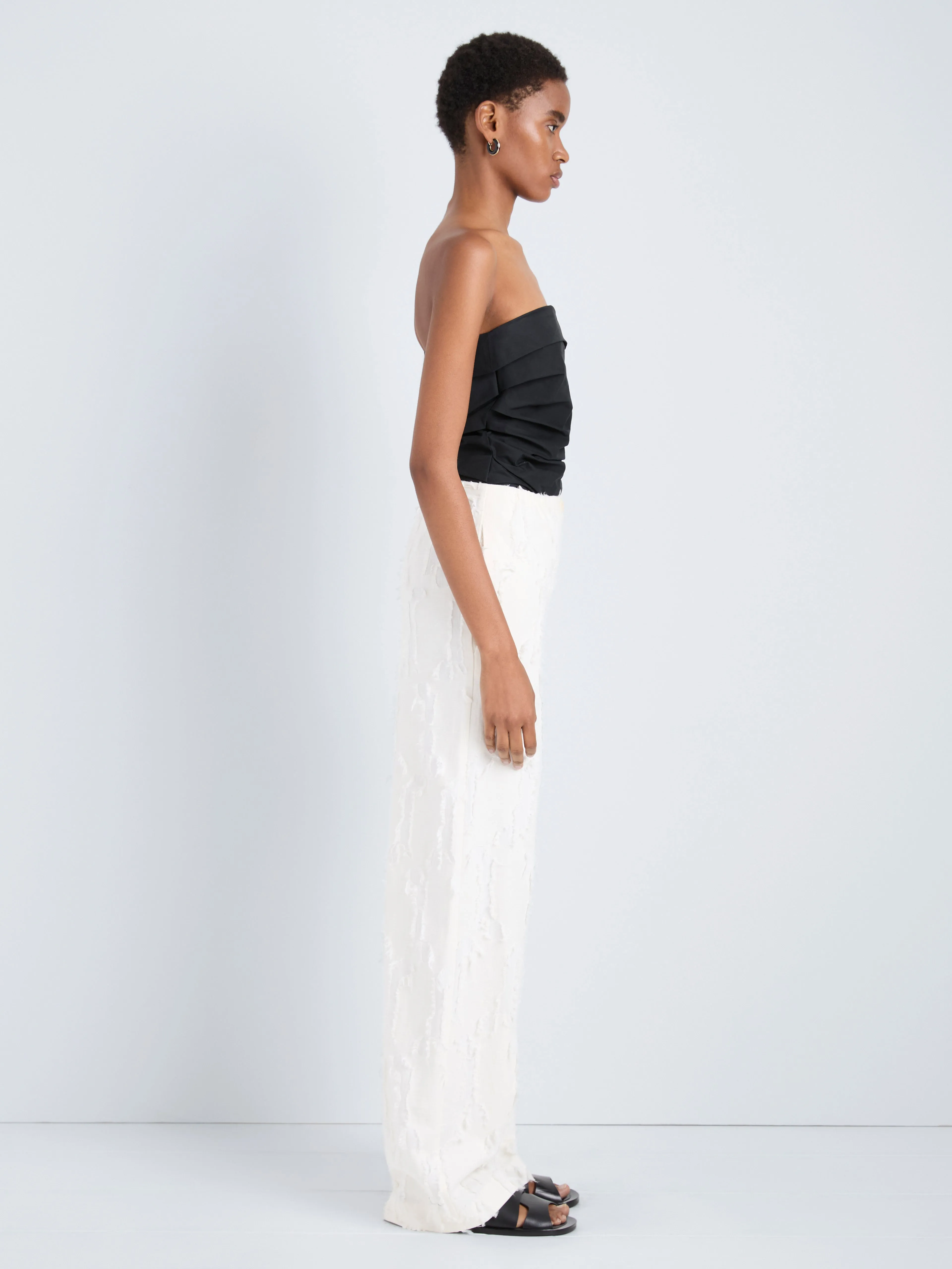 Shilo Pant in Jacquard Cotton sold by Proenza Schouler product image thumbnail 3