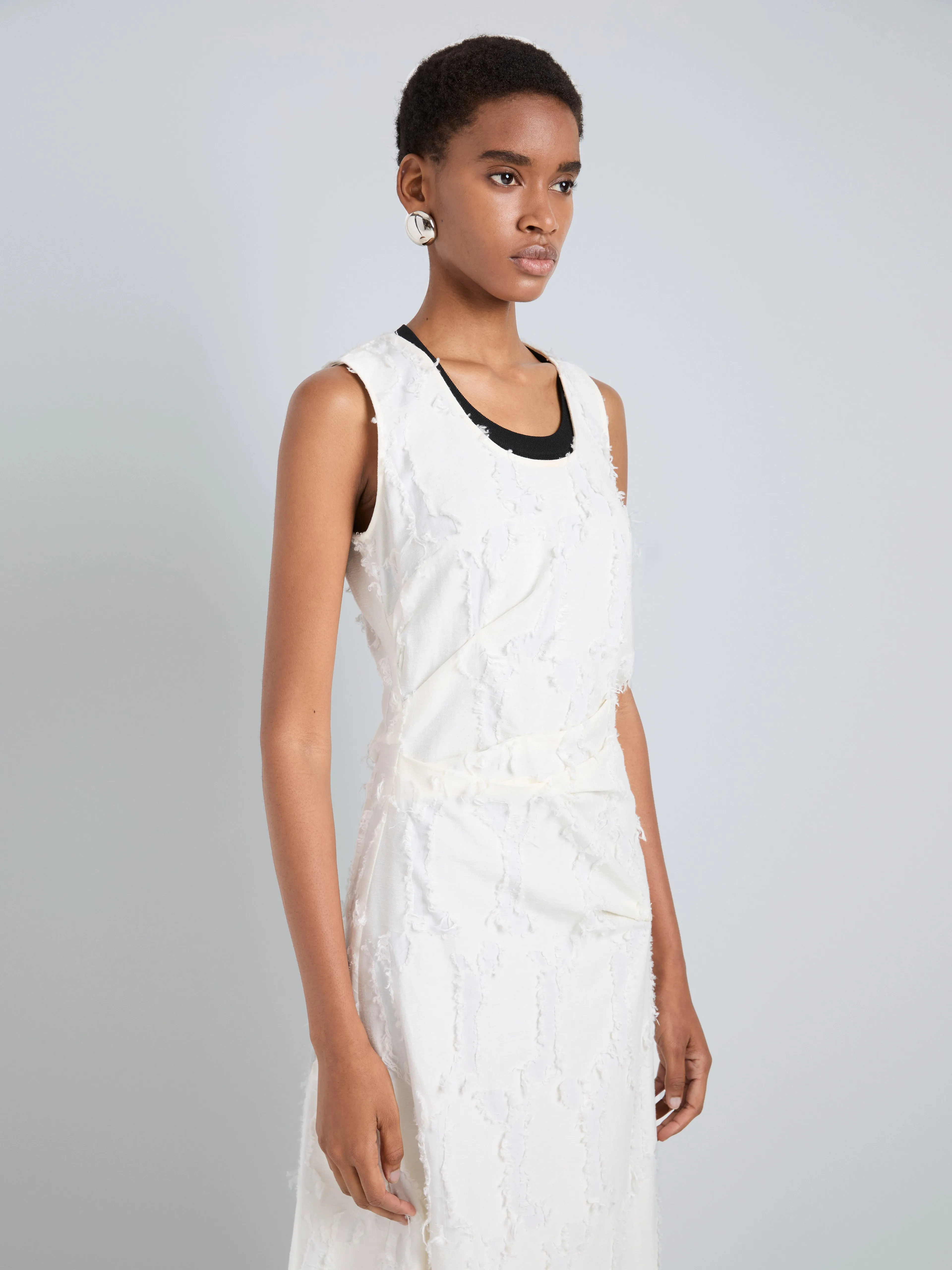 Violeta Dress in Jacquard Cotton sold by Proenza Schouler product image thumbnail 5