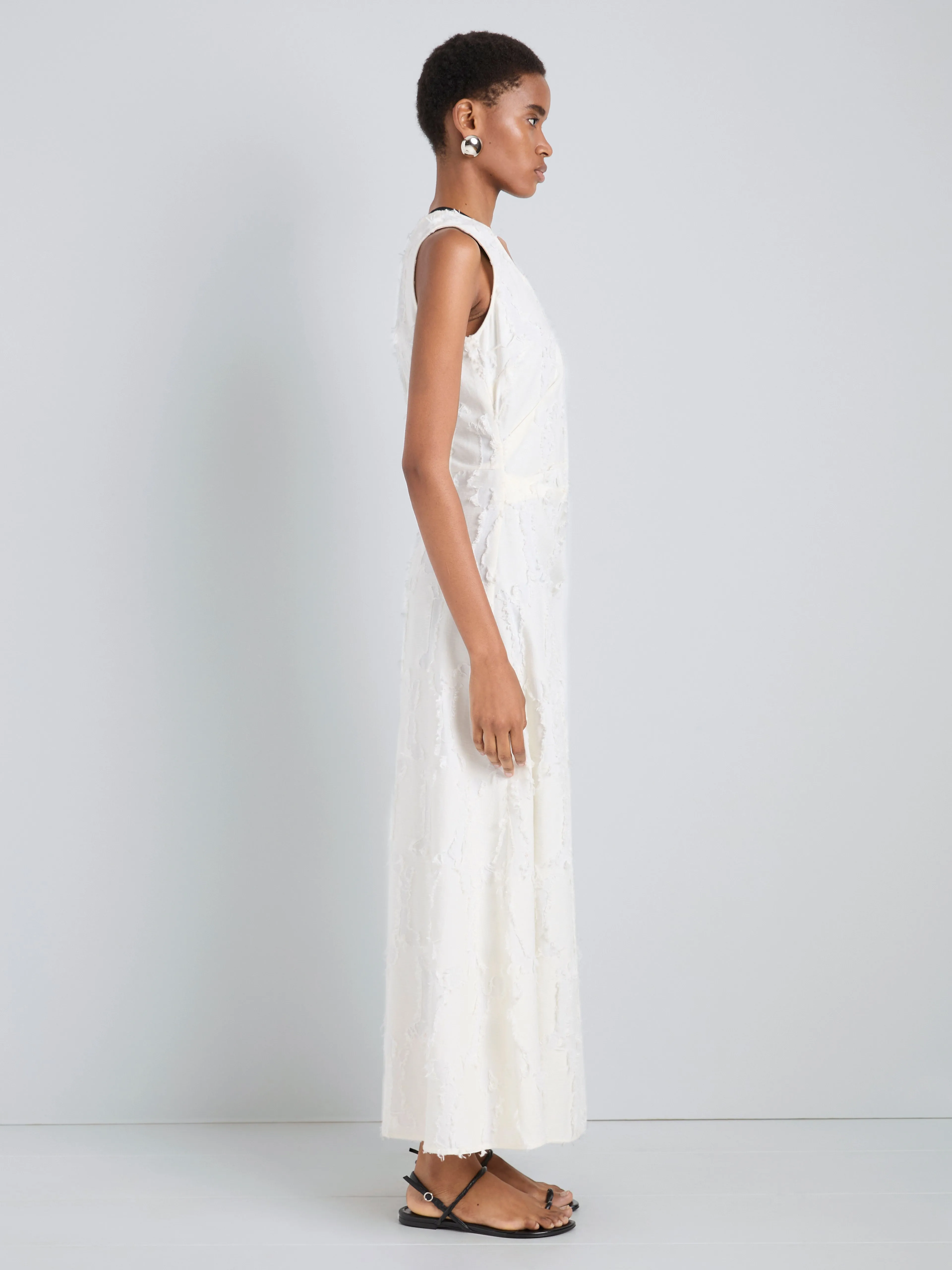 Violeta Dress in Jacquard Cotton sold by Proenza Schouler product image thumbnail 3
