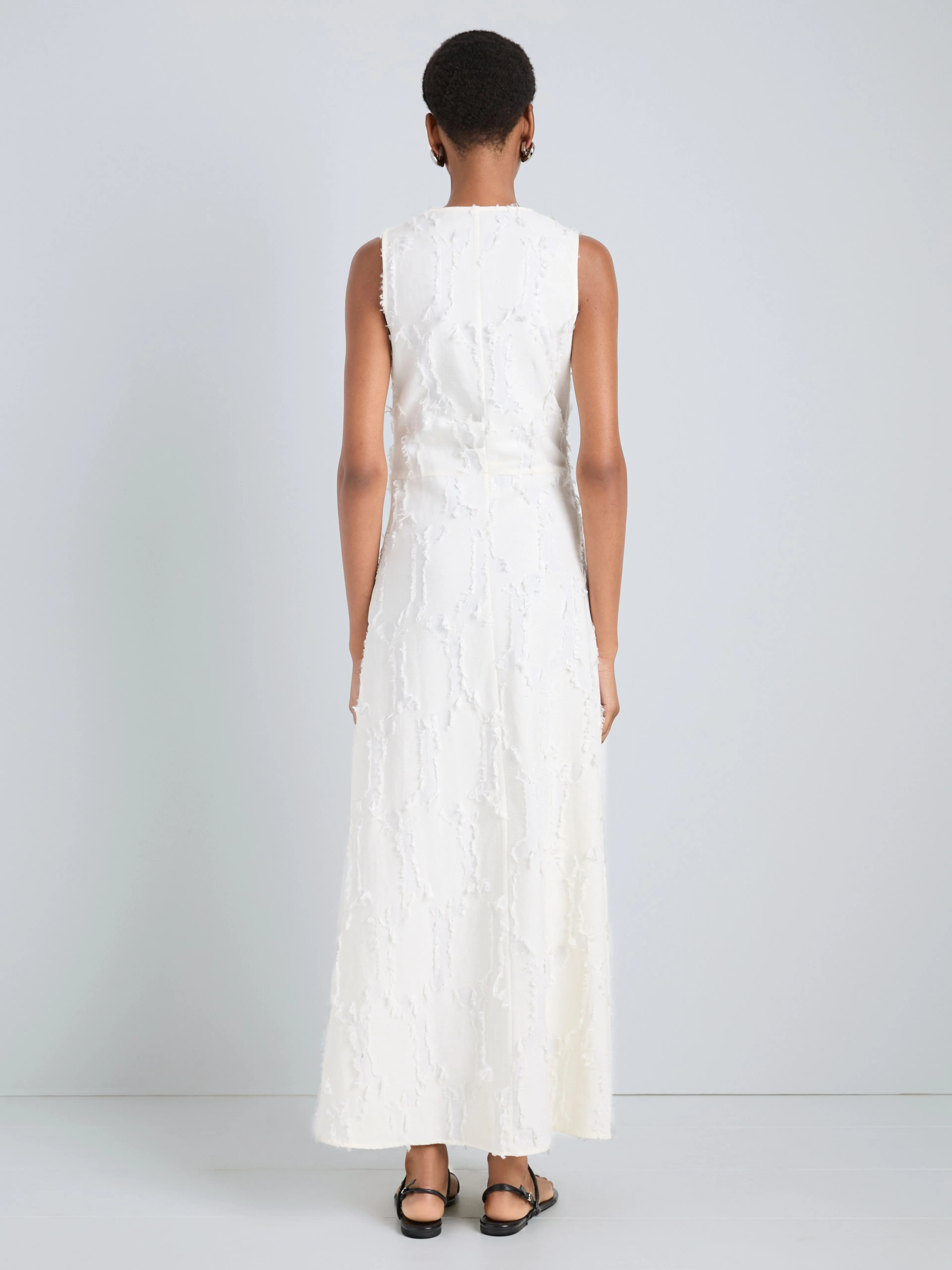 Violeta Dress in Jacquard Cotton sold by Proenza Schouler product image thumbnail 4