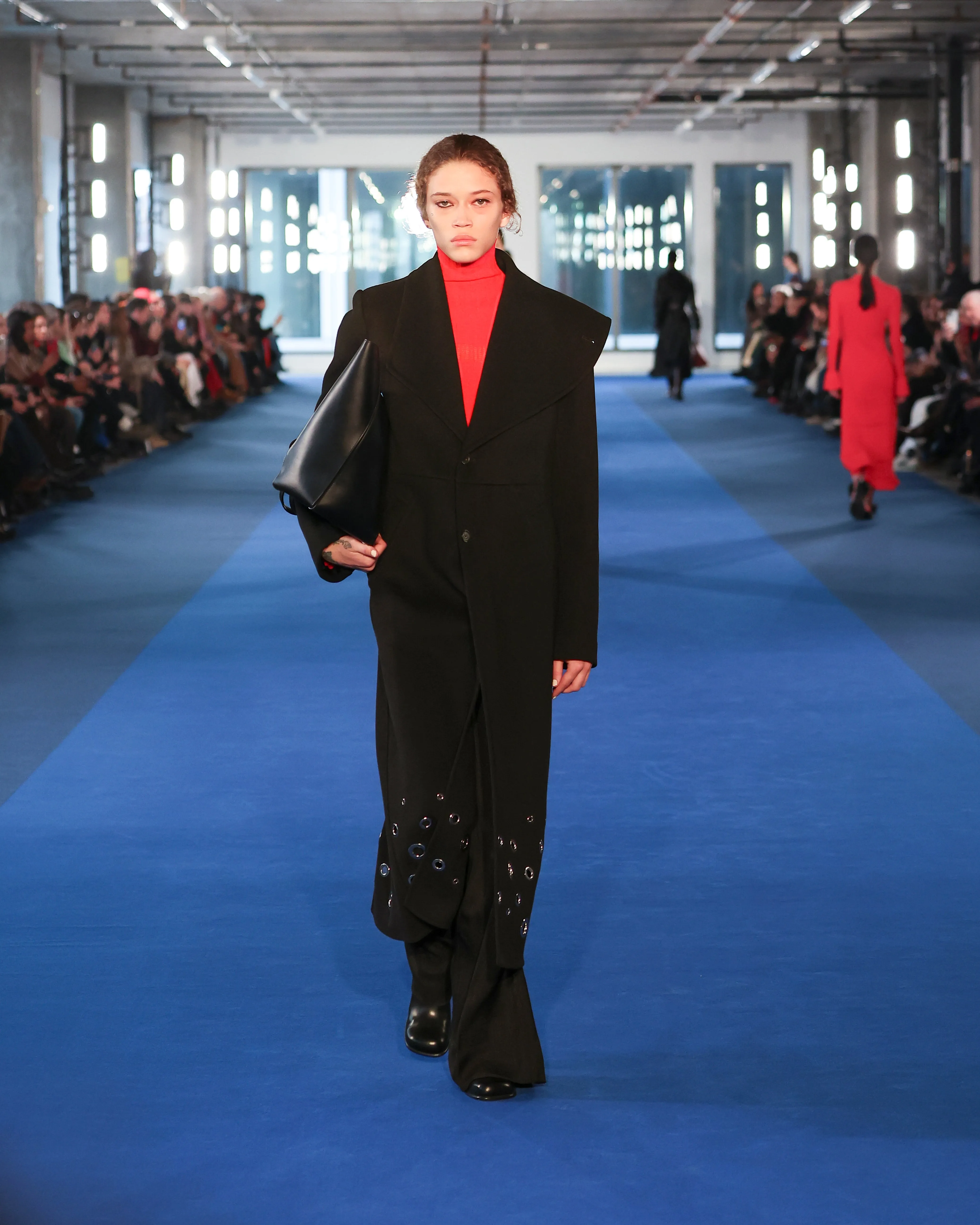 Alix Coat in Compact Melton Wool sold by Proenza Schouler product image thumbnail 2