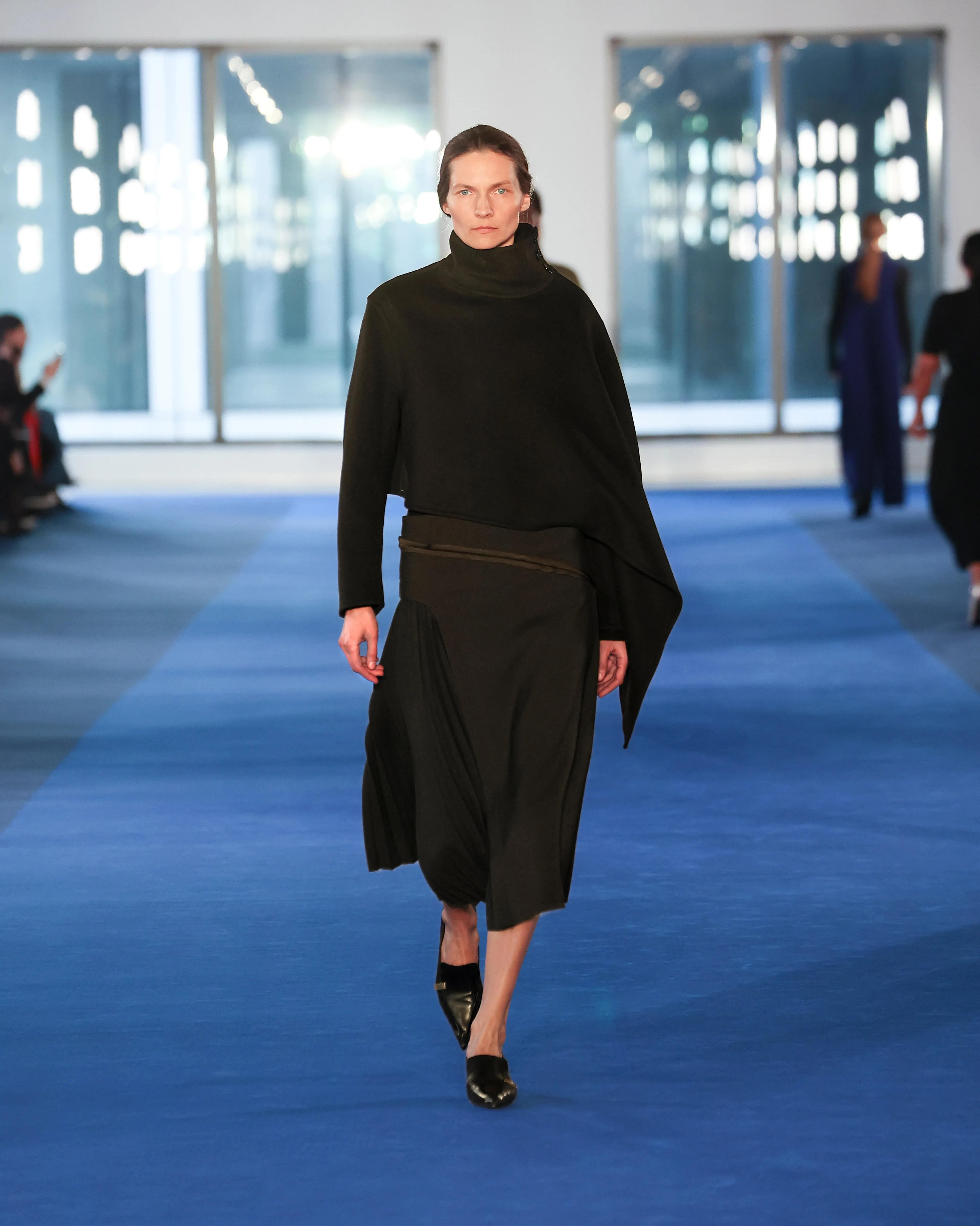 Justine Skirt in Bonded Wool Satin sold by Proenza Schouler product image thumbnail 2