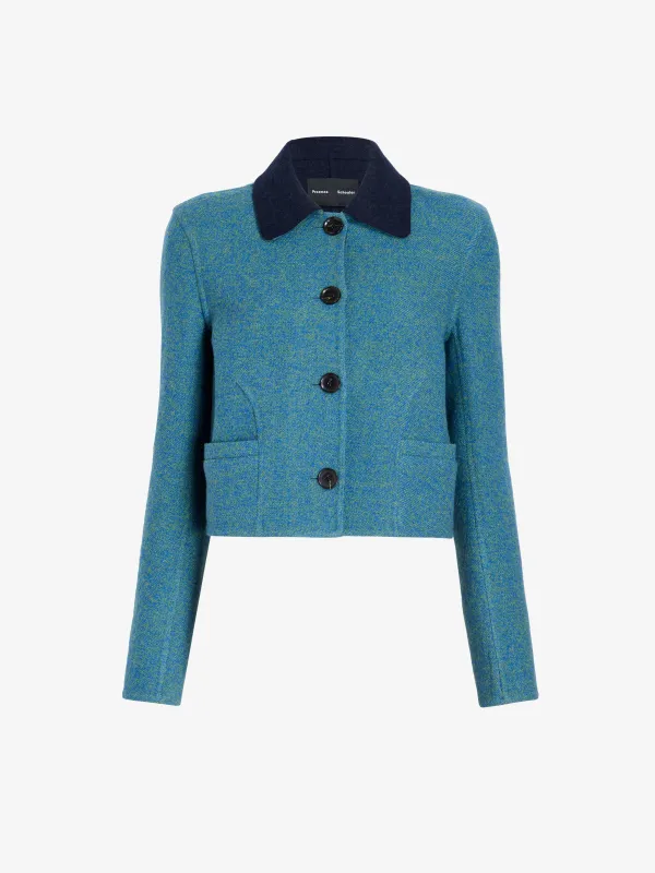 Gaelle Jacket in Double Face Melange Outerwear made by Proenza Schouler