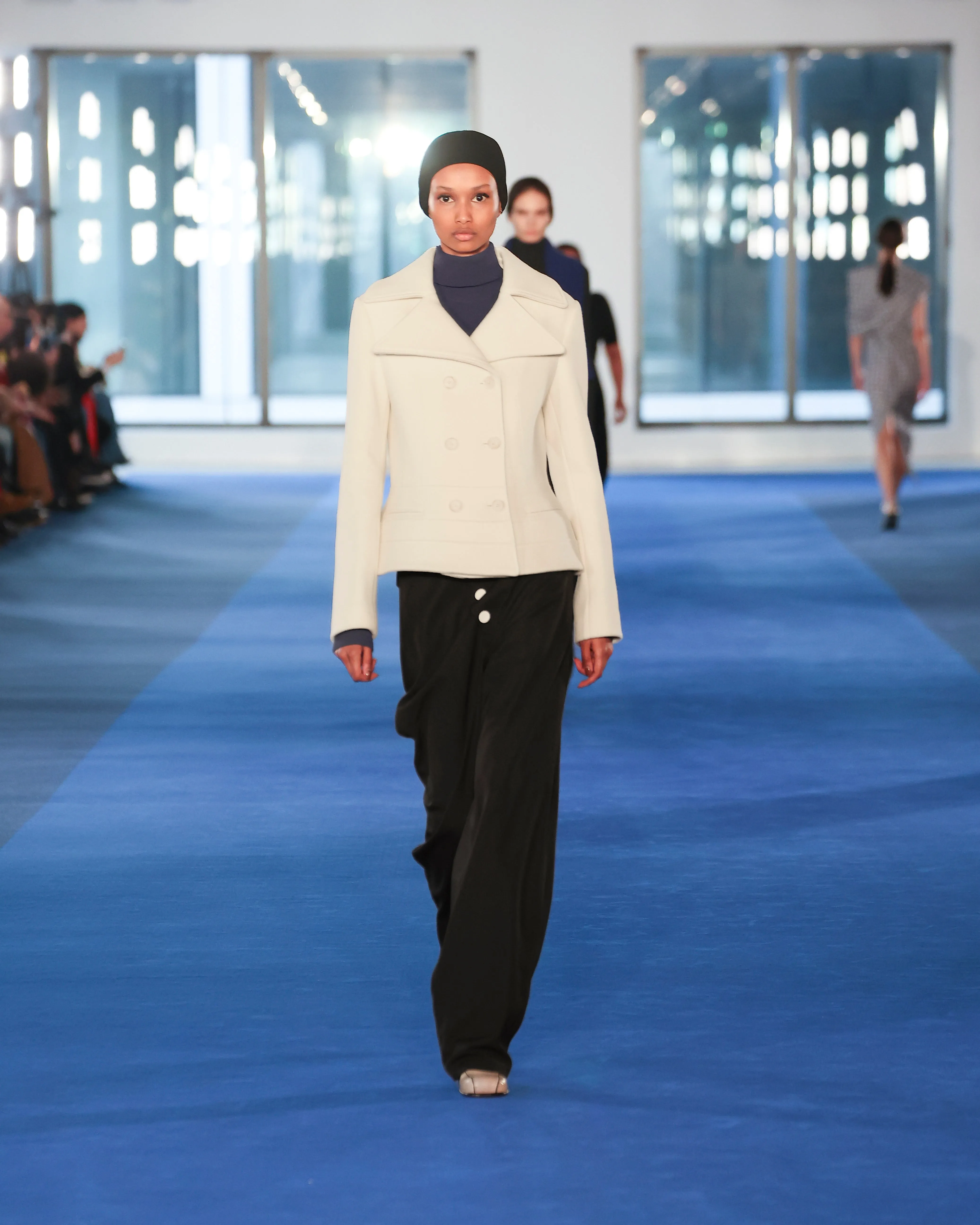 Romane Jacket in Compact Melton Wool sold by Proenza Schouler product image thumbnail 2