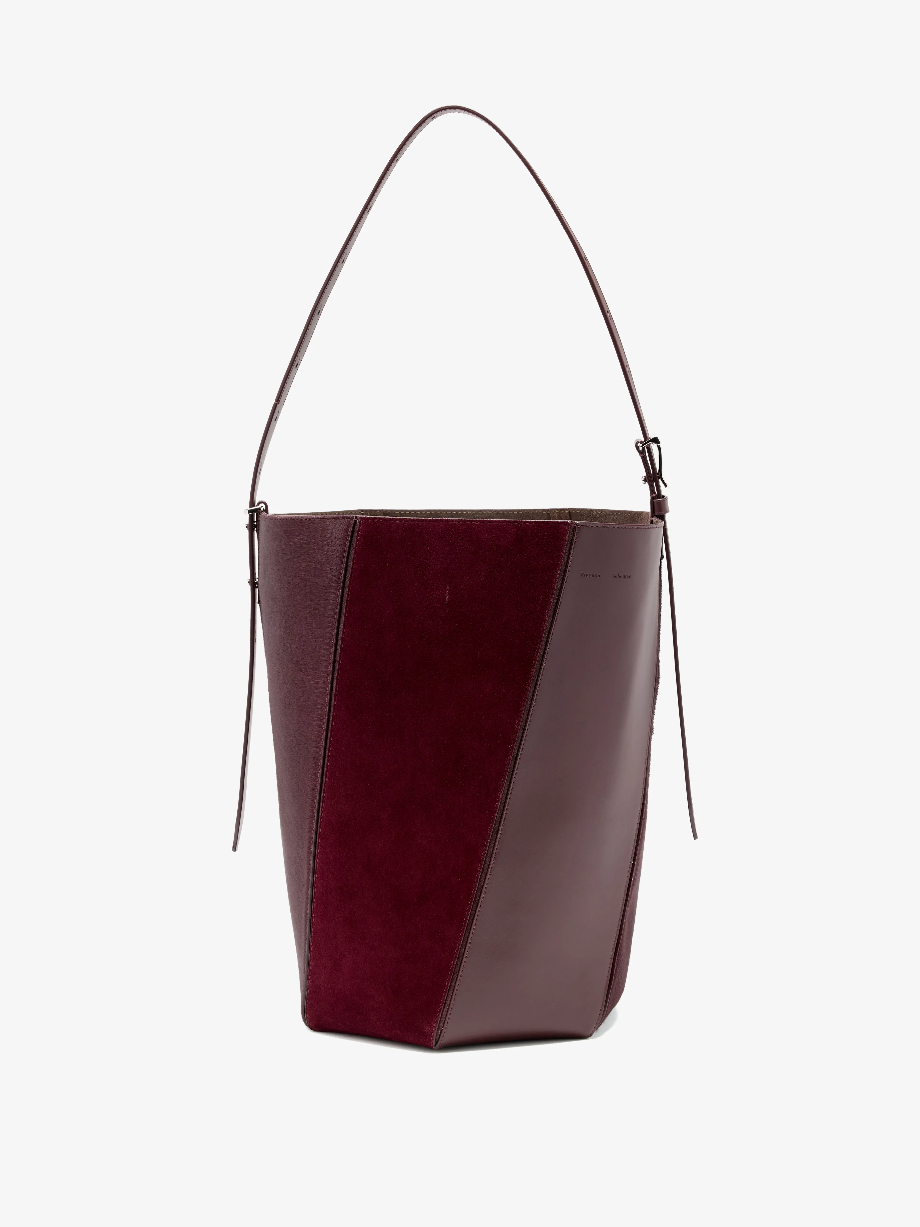Hex Bucket Bag in Haircalf Smooth Calf sold by Proenza Schouler