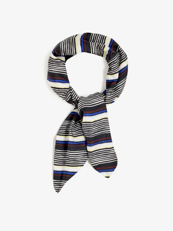 Amira Scarf in Printed Silk Habotai made by Proenza Schouler