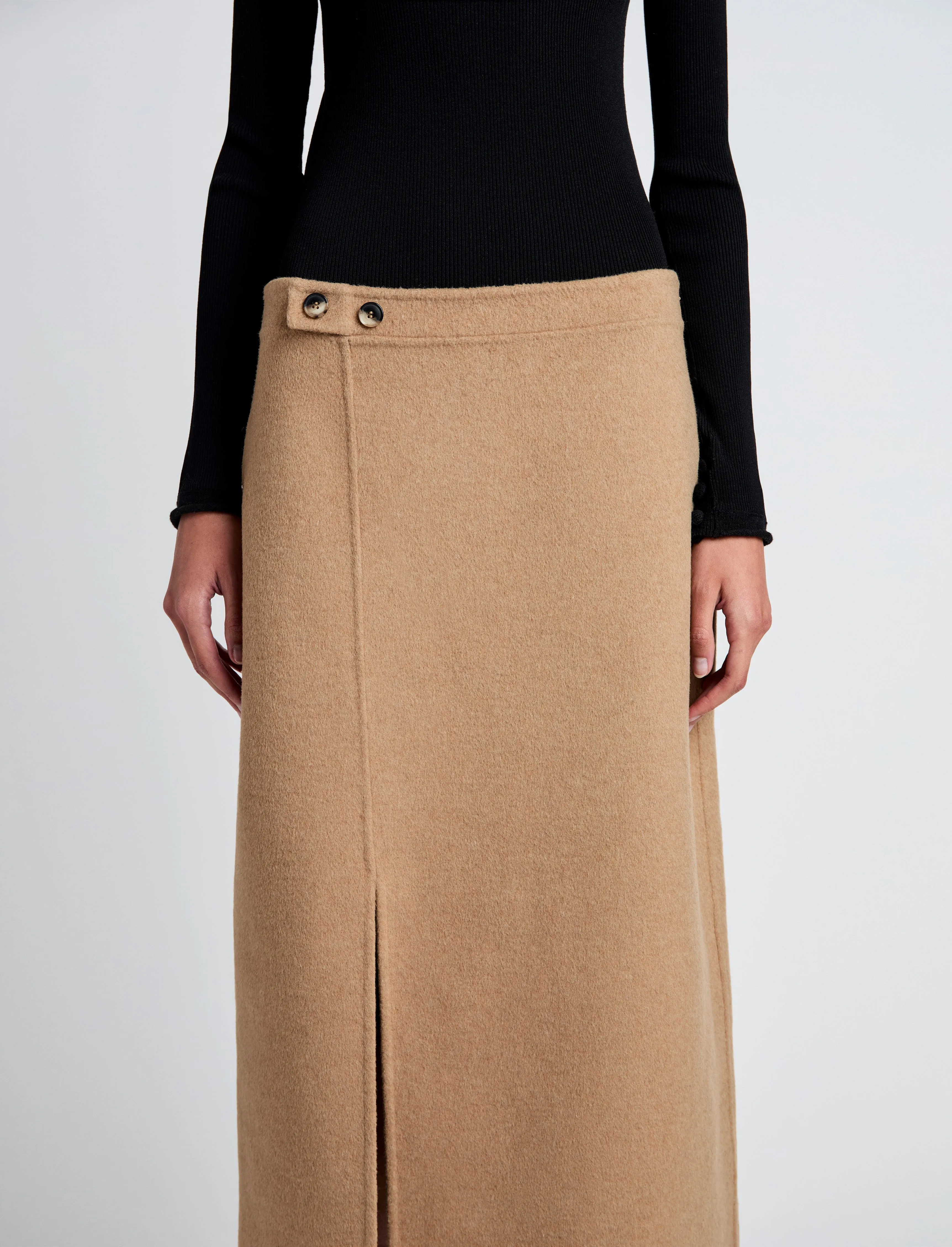 Adrian Skirt in Brushed Wool sold by Proenza Schouler product image thumbnail 5