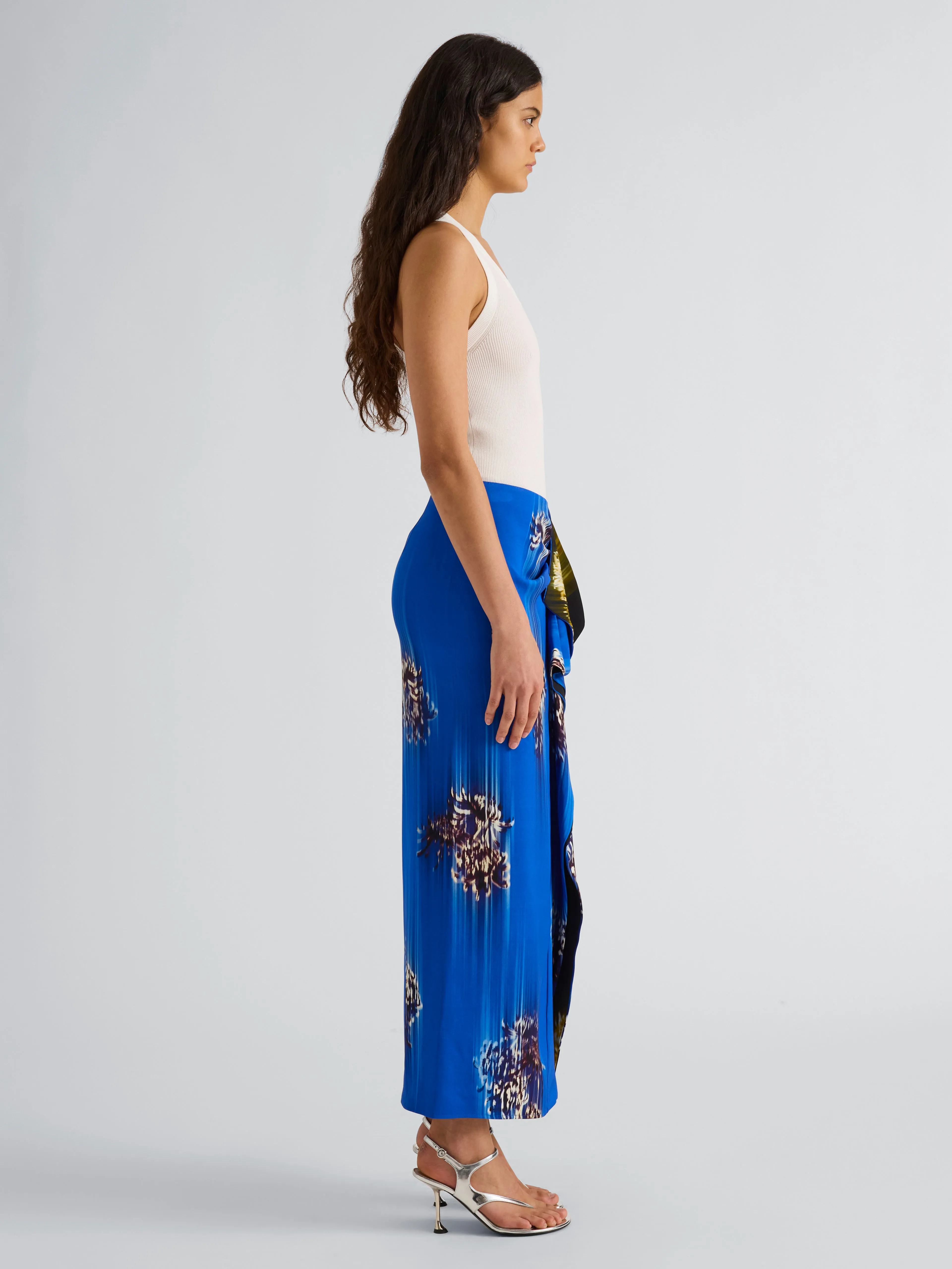 Cella Skirt in Double Printed Viscose Cady sold by Proenza Schouler product image thumbnail 3