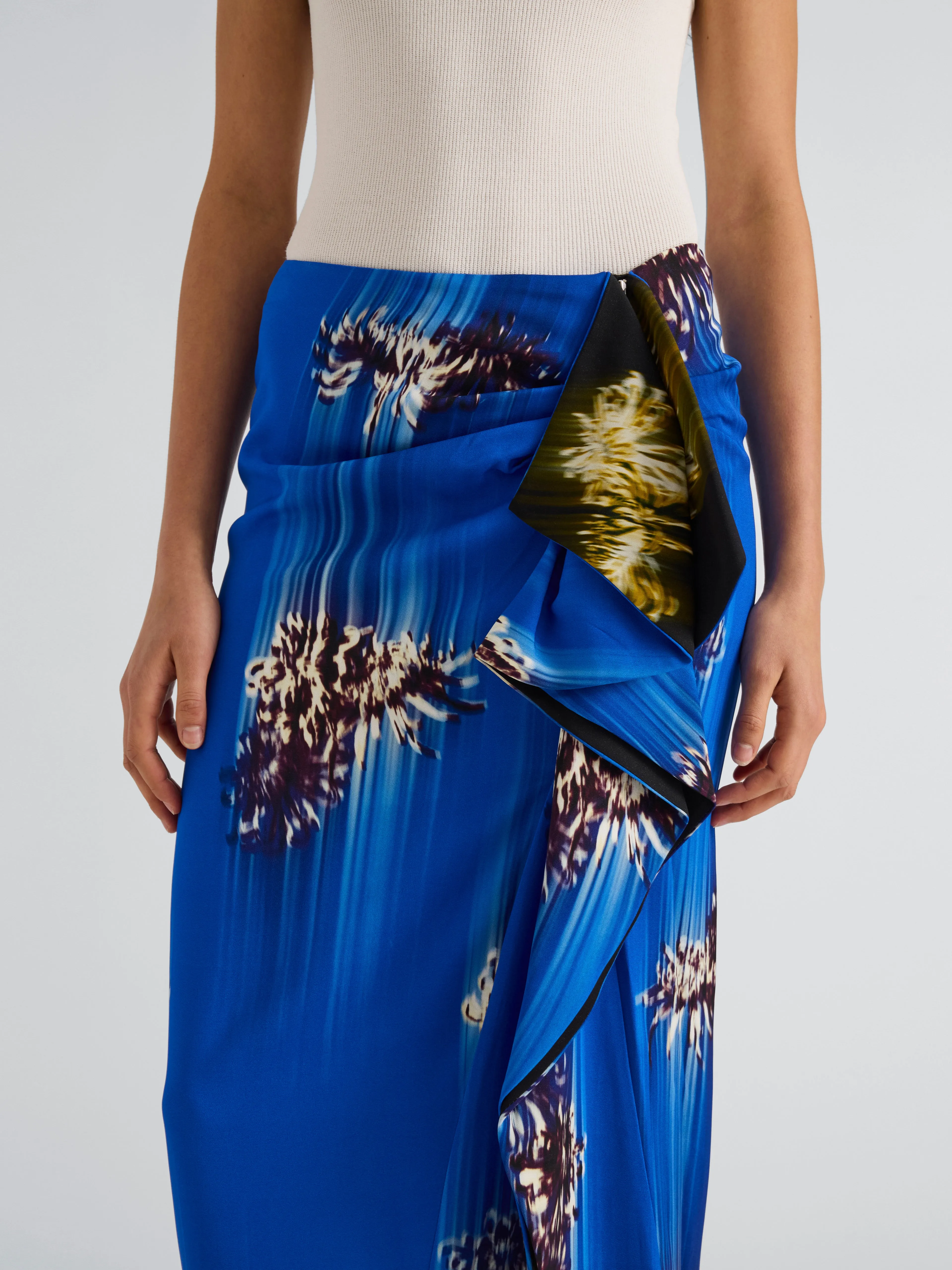 Cella Skirt in Double Printed Viscose Cady sold by Proenza Schouler product image thumbnail 5