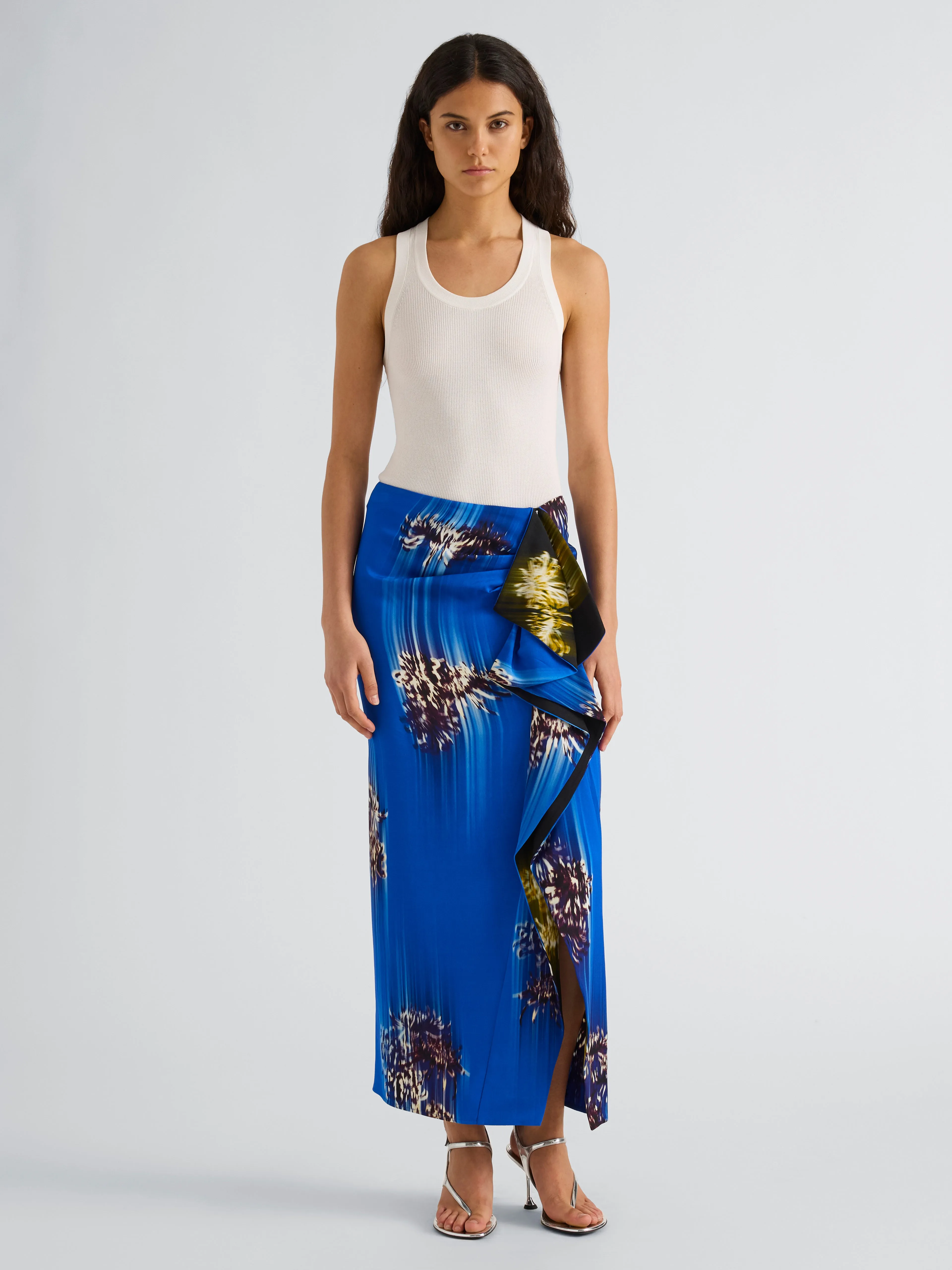 Cella Skirt in Double Printed Viscose Cady sold by Proenza Schouler product image thumbnail 2