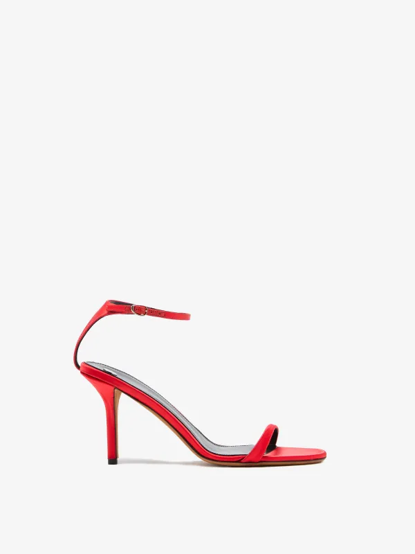 Slash Ankle Strap Sandals in Satin made by Proenza Schouler