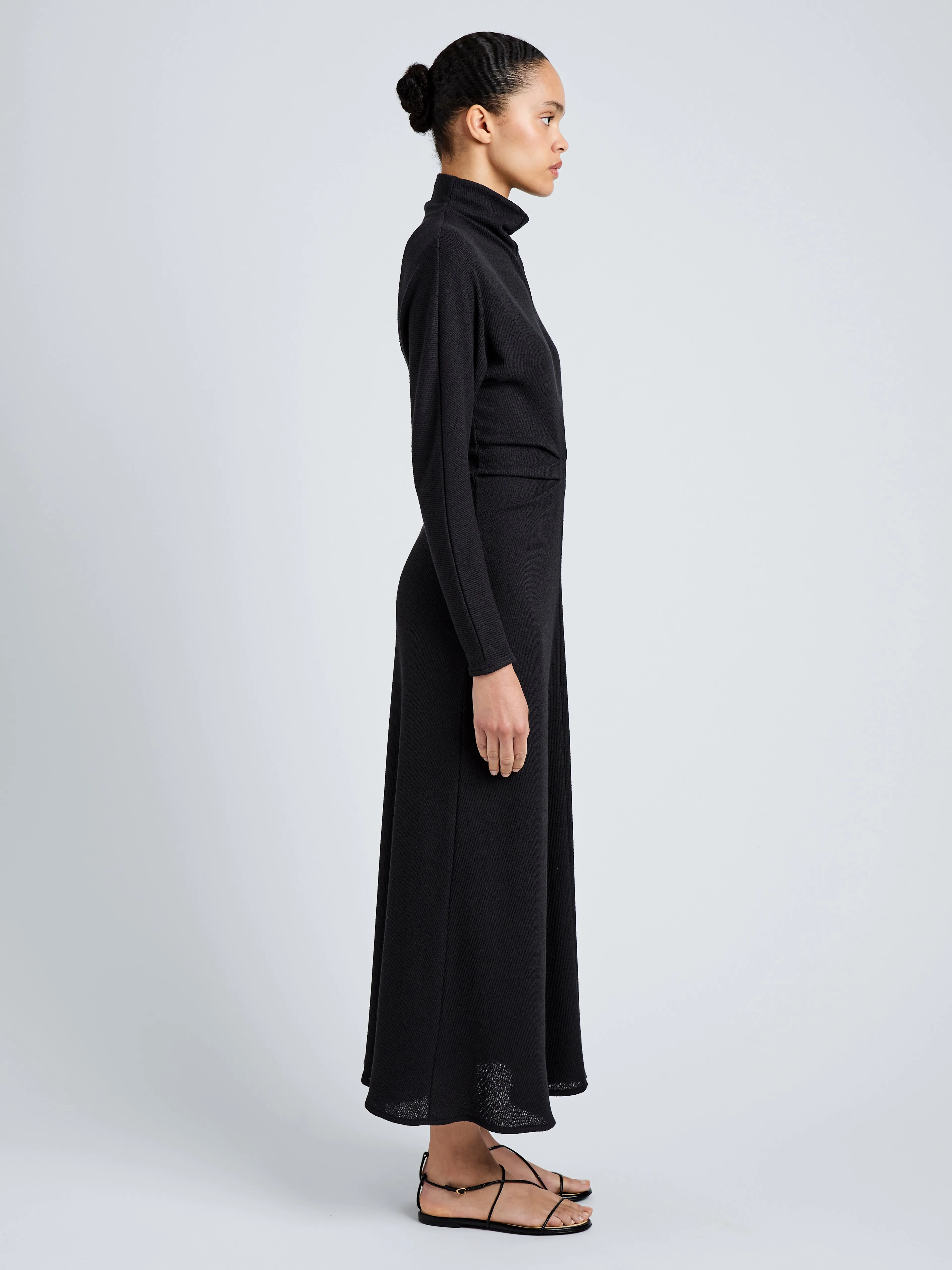 Soren Dress in Rib Crepe sold by Proenza Schouler product image thumbnail 3