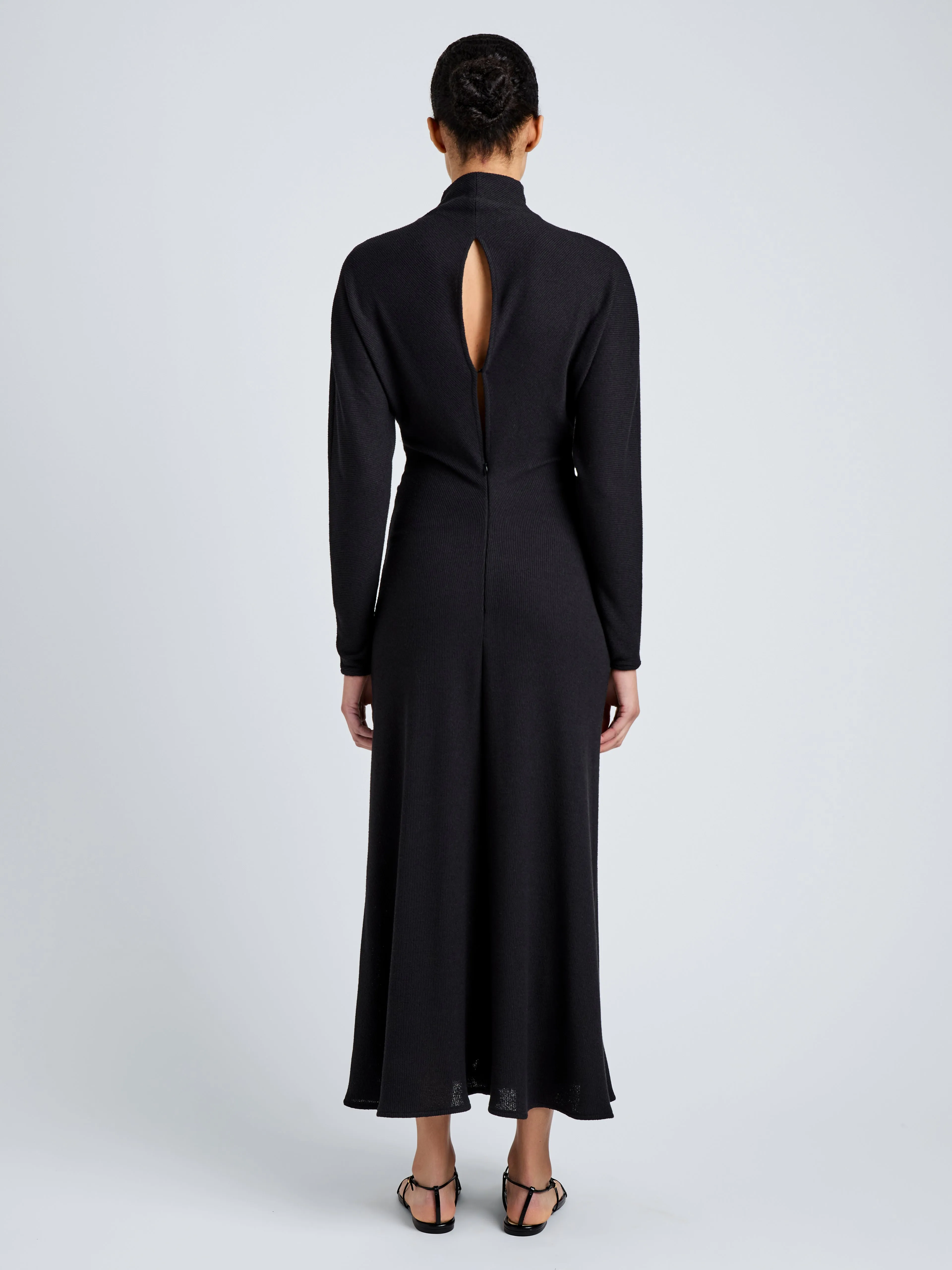 Soren Dress in Rib Crepe sold by Proenza Schouler product image thumbnail 4
