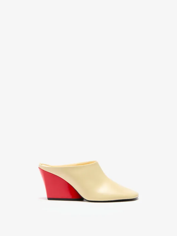 Slant Mules in Slick Calf made by Proenza Schouler