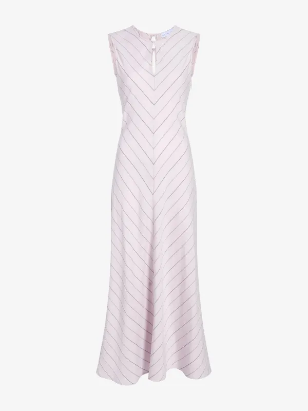 Jessi Dress in Pinstripe Flou made by Proenza Schouler