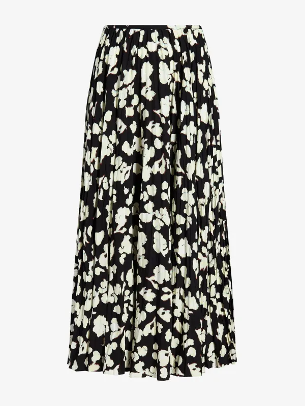 Runa Skirt in Printed Soft Twill made by Proenza Schouler
