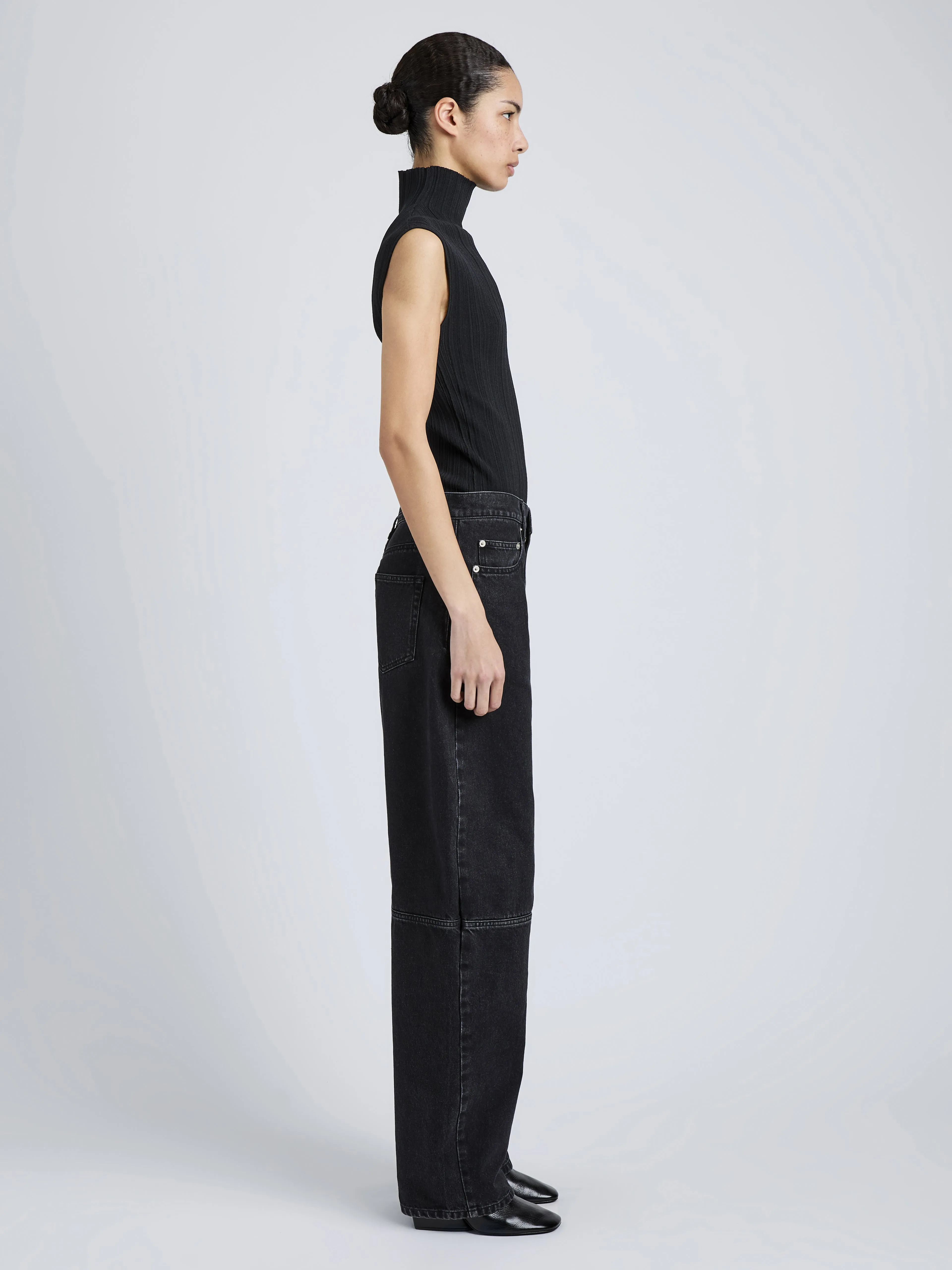 Federica Top in Micro Pleat Knit sold by Proenza Schouler product image thumbnail 4