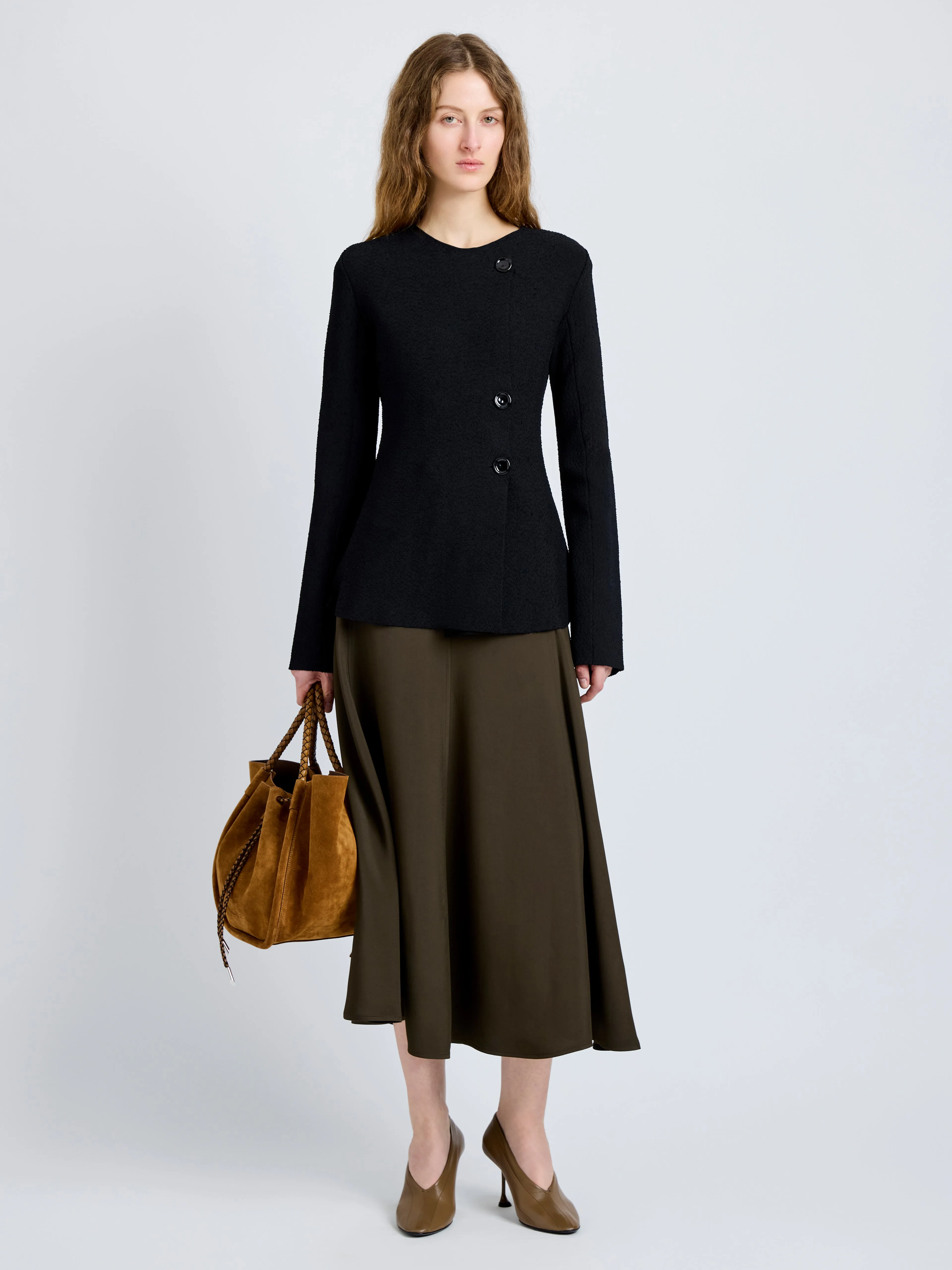 Sukki Jacket in Draped Viscose sold by Proenza Schouler product image thumbnail 3