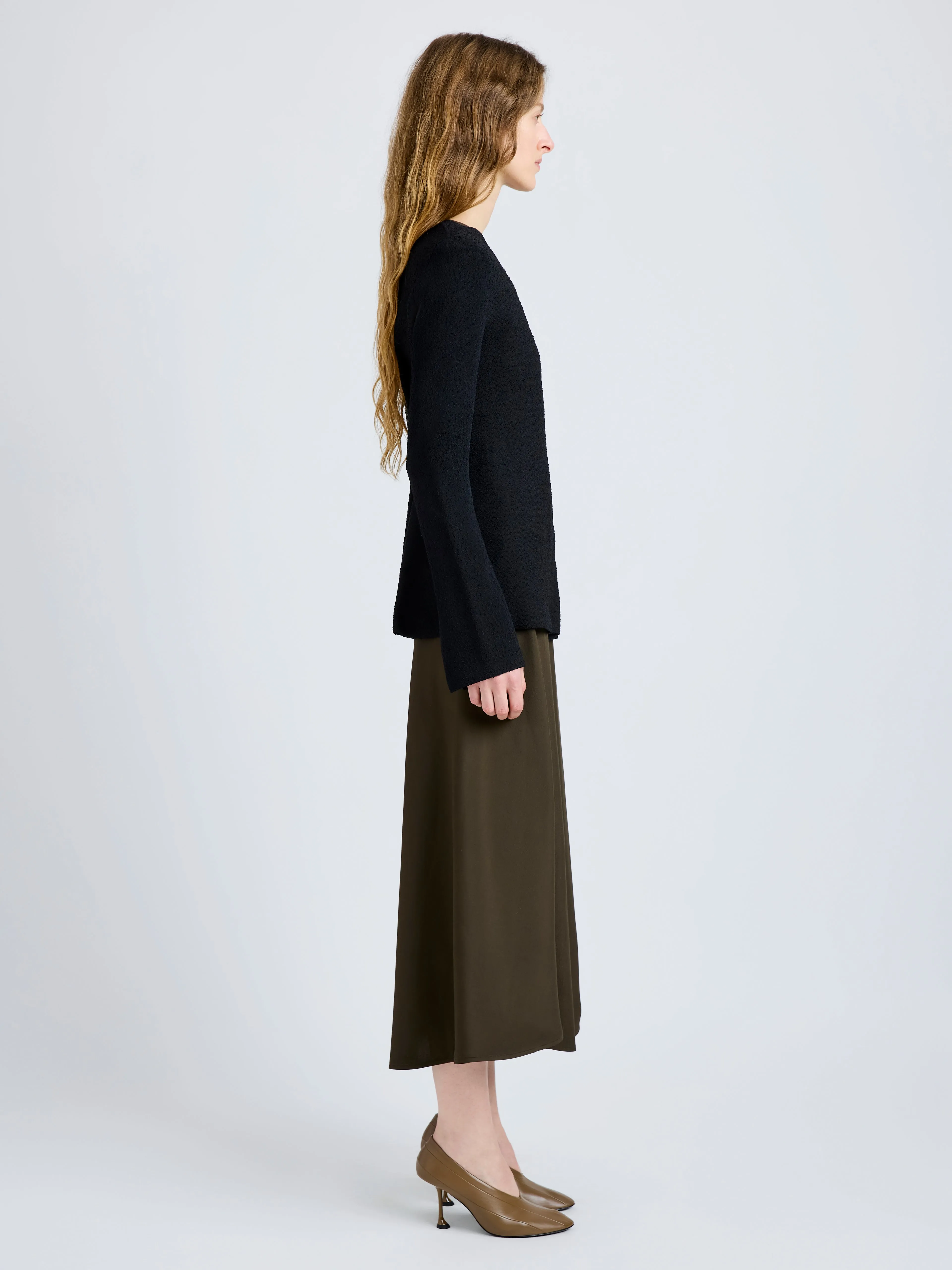 Sukki Jacket in Draped Viscose sold by Proenza Schouler product image thumbnail 4