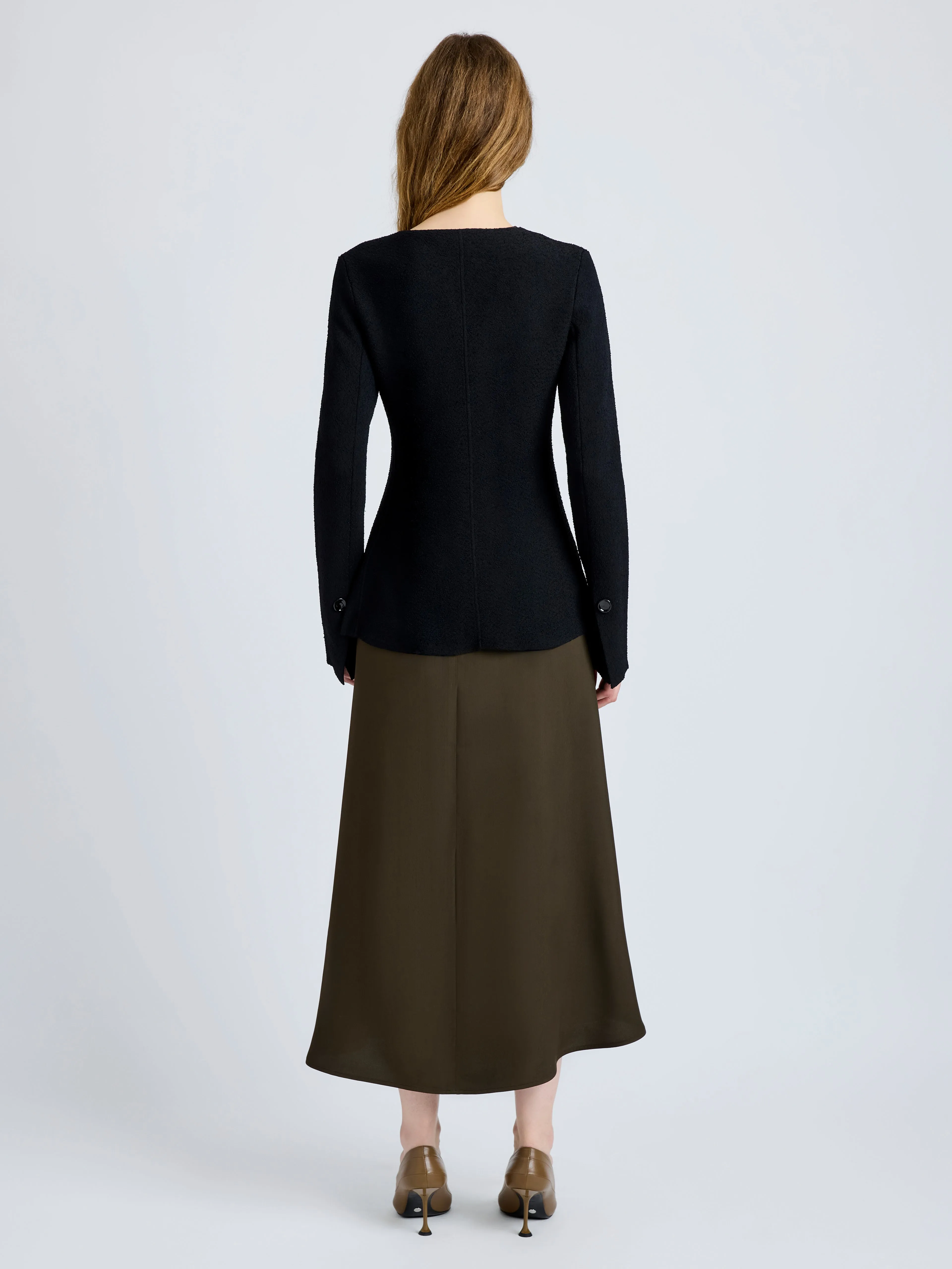 Sukki Jacket in Draped Viscose sold by Proenza Schouler product image thumbnail 5