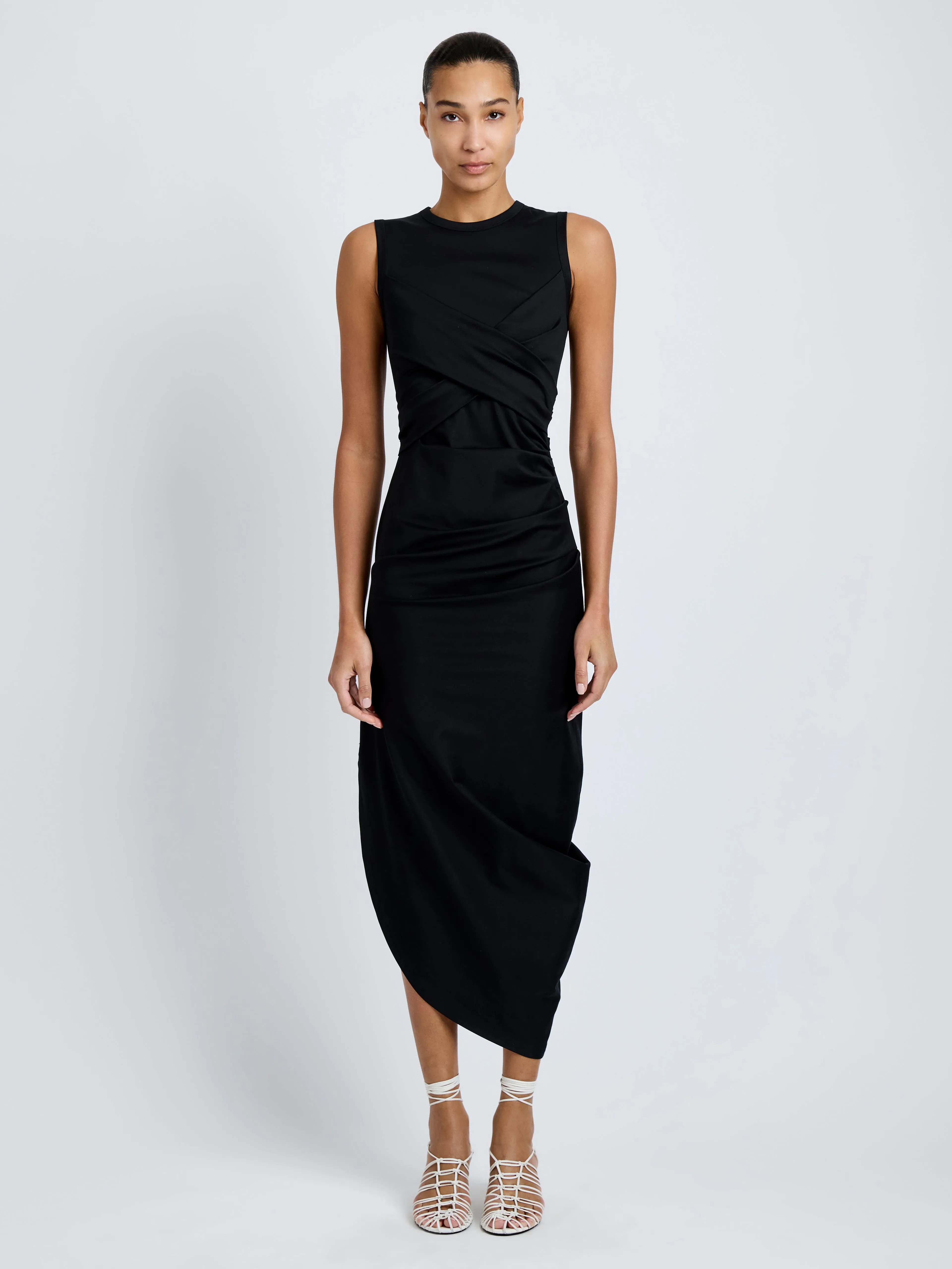 Zafira Dress in Mercerized Cotton Jersey sold by Proenza Schouler product image thumbnail 2