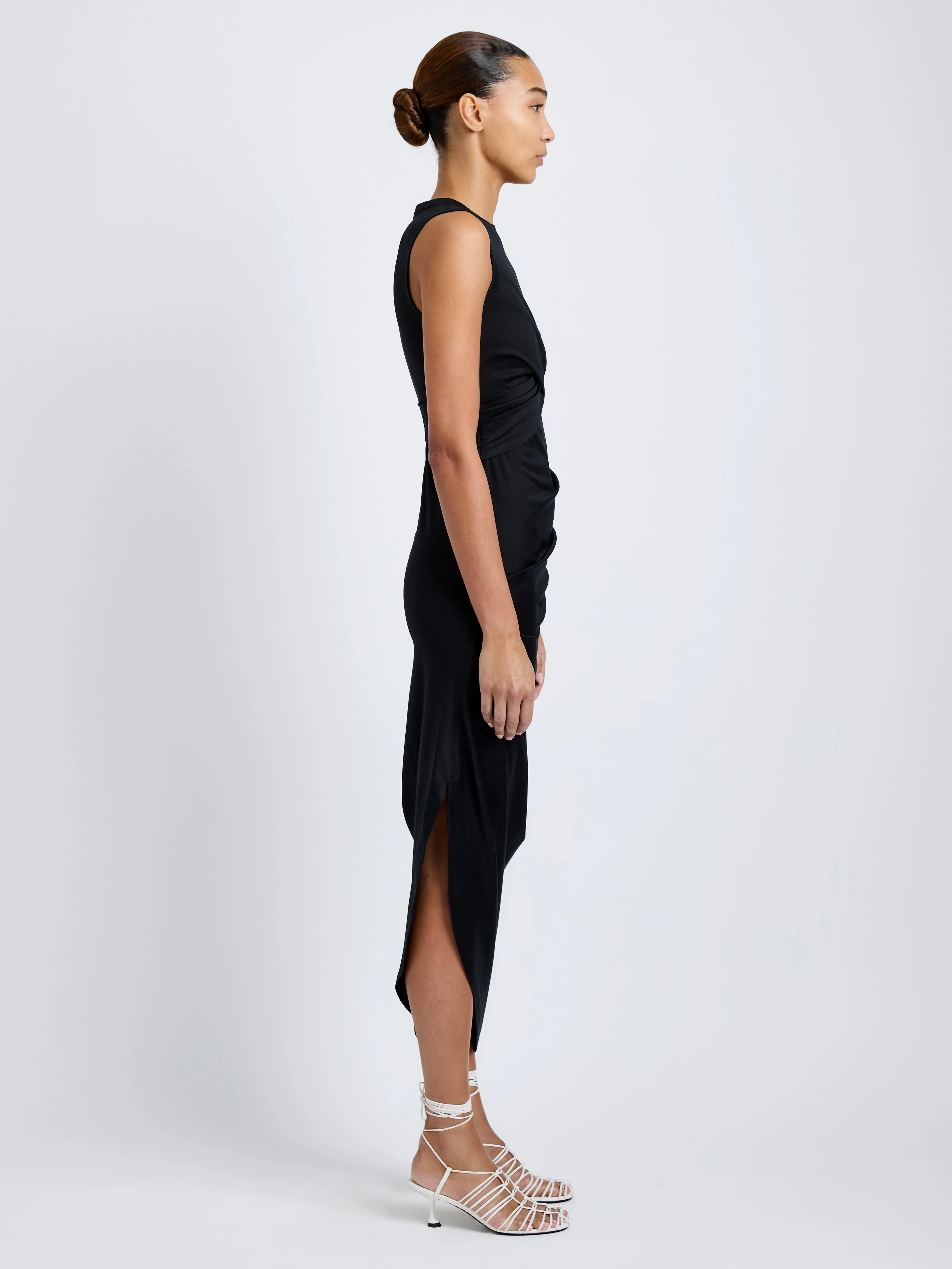 Zafira Dress in Mercerized Cotton Jersey sold by Proenza Schouler product image thumbnail 3