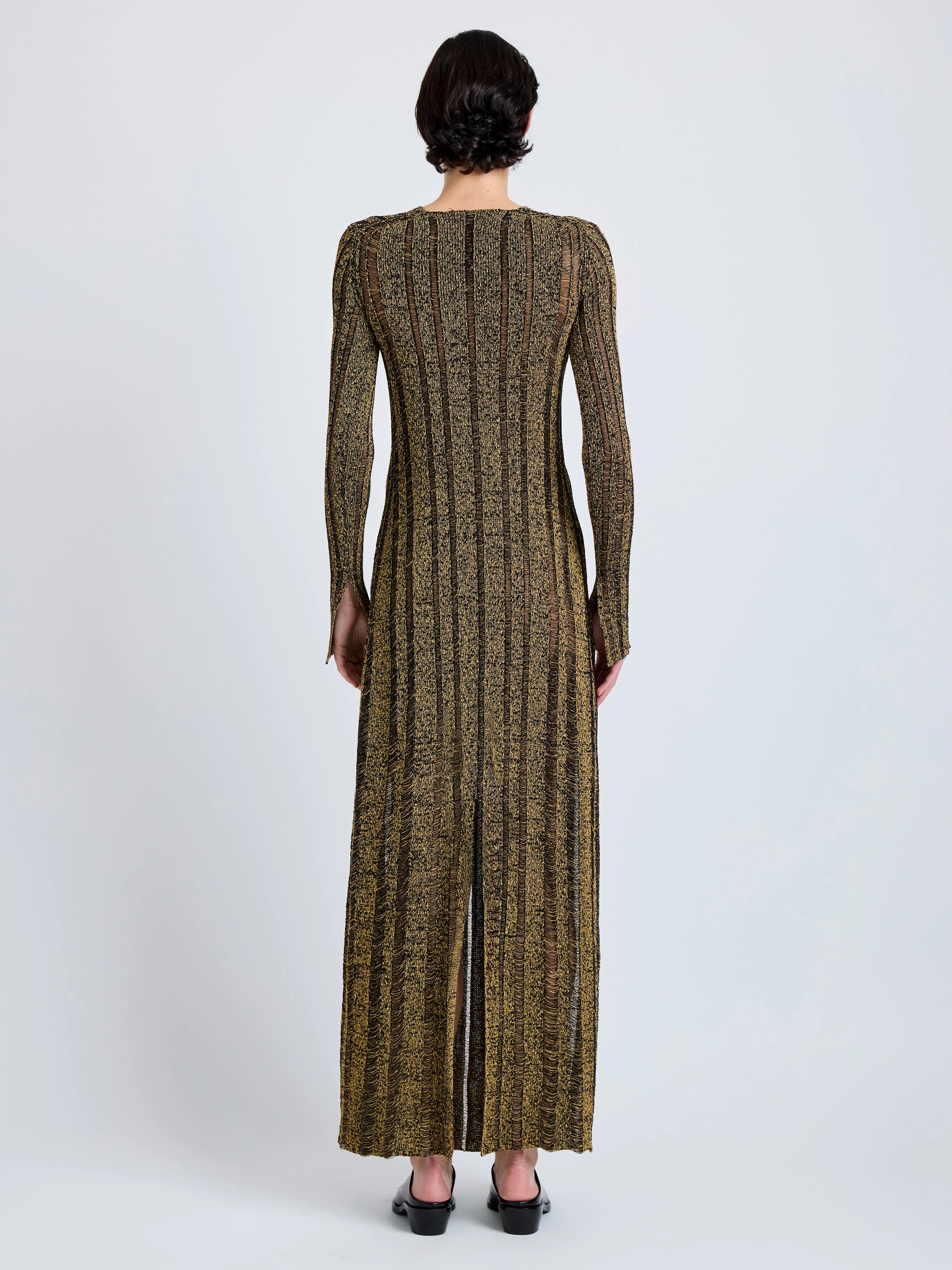 Maelle Dress in Drop Needle Tweed sold by Proenza Schouler product image thumbnail 4