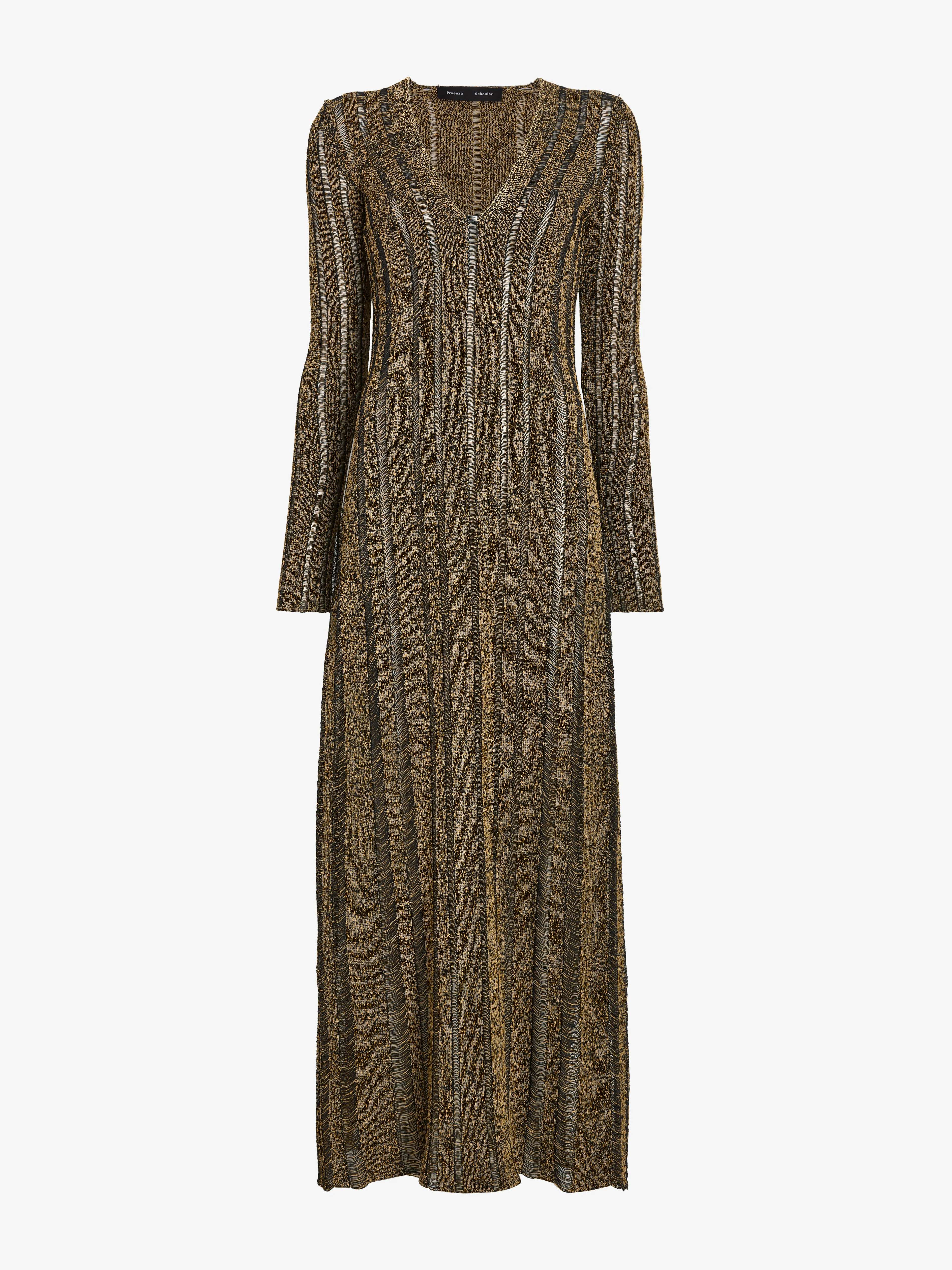 Maelle Dress in Drop Needle Tweed sold by Proenza Schouler