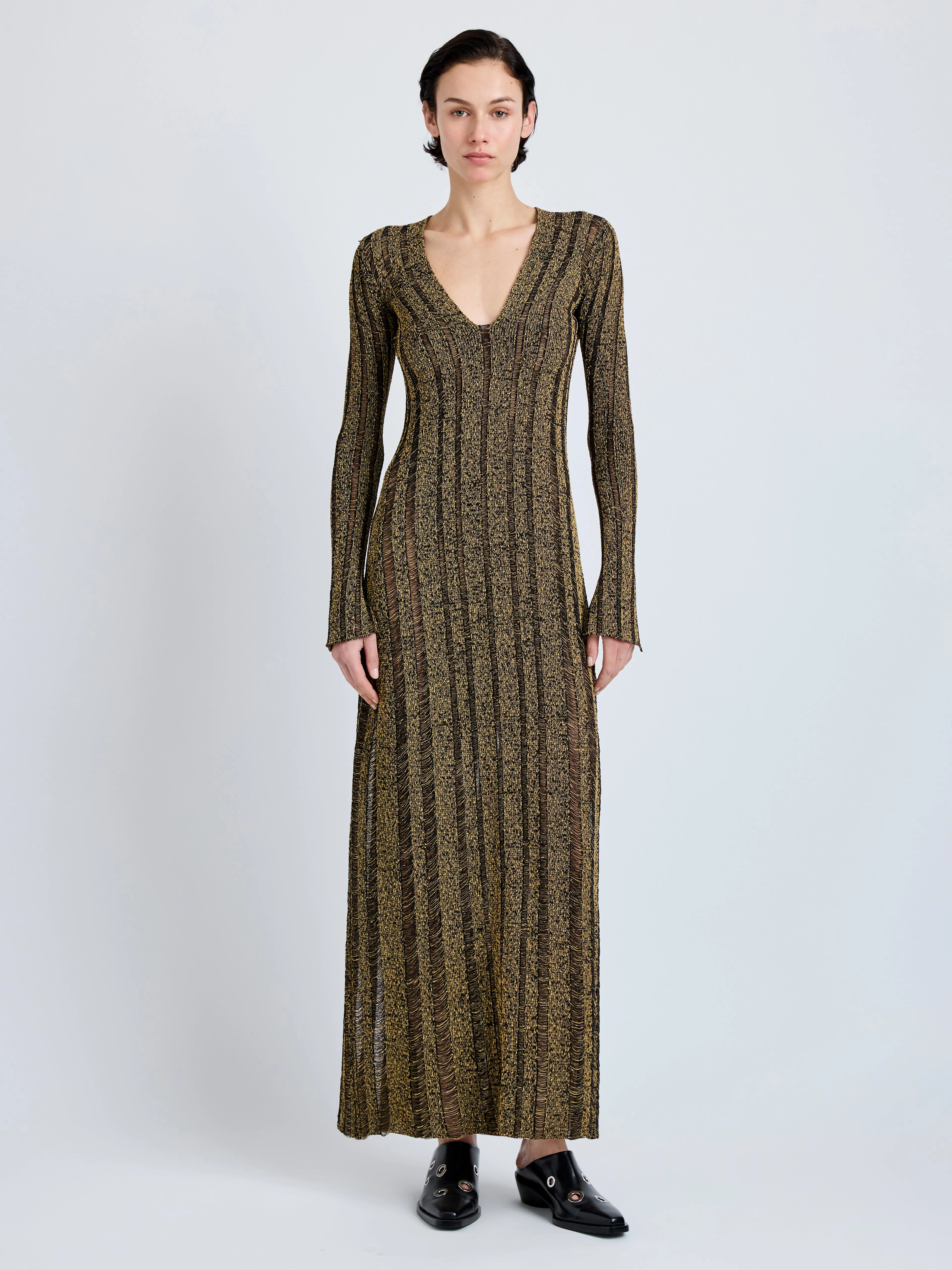 Maelle Dress in Drop Needle Tweed sold by Proenza Schouler product image thumbnail 2