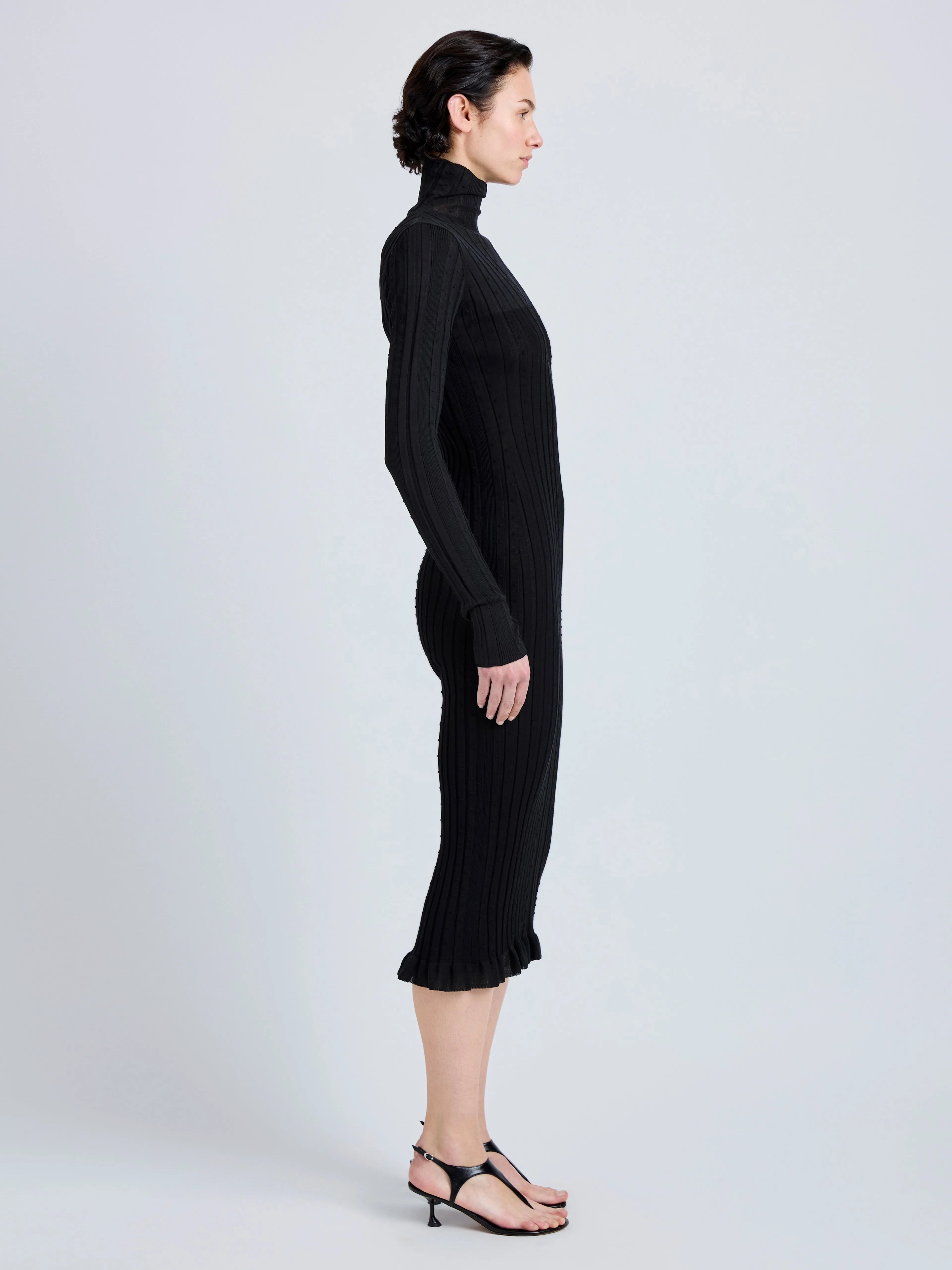 Monet Dress in Fine Bobble Knit sold by Proenza Schouler product image thumbnail 3